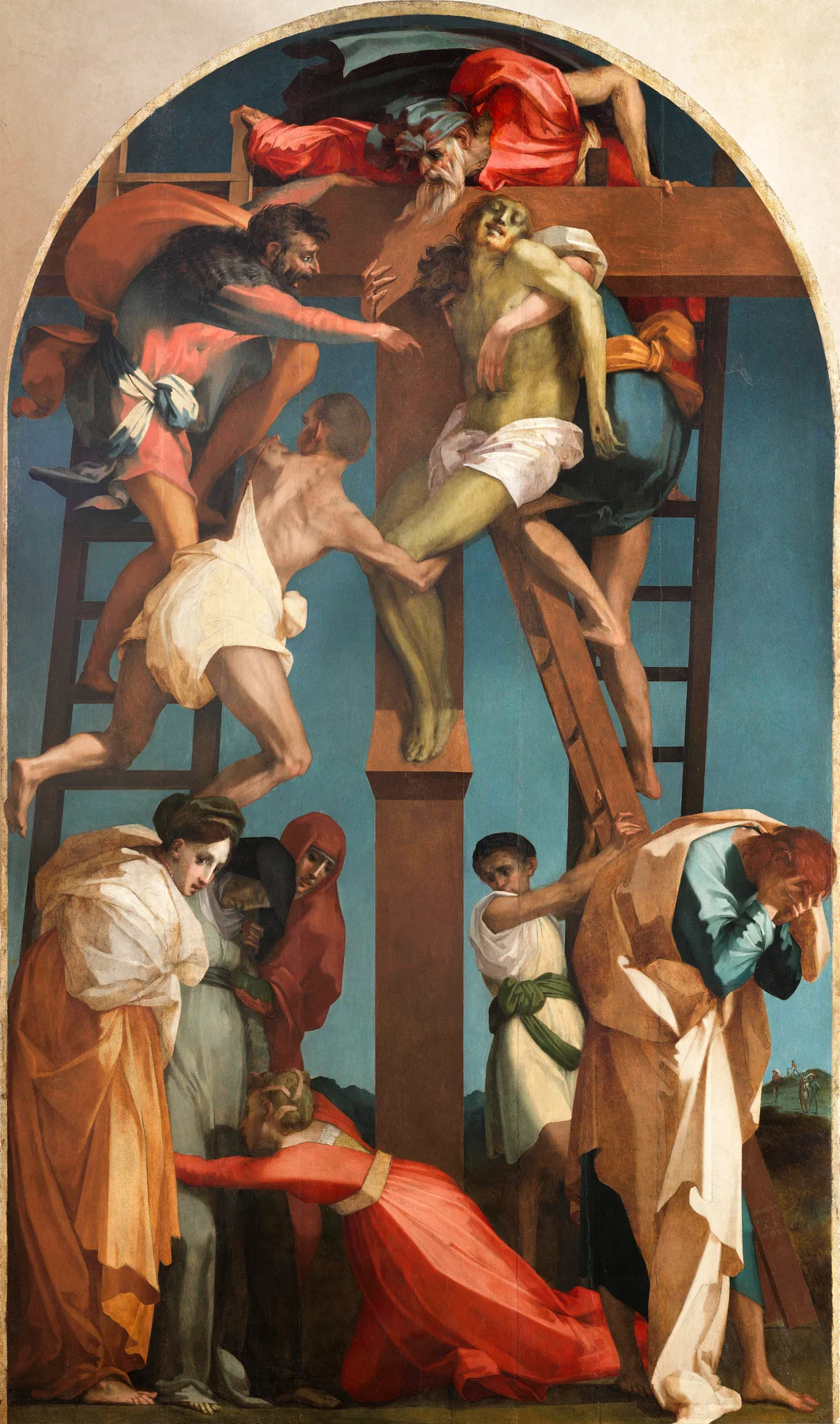 El descendimiento (detalle) — Rosso Fiorentino