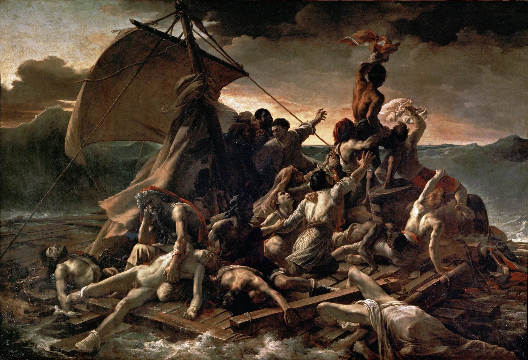 La balsa de la Medusa — Théodore Géricault