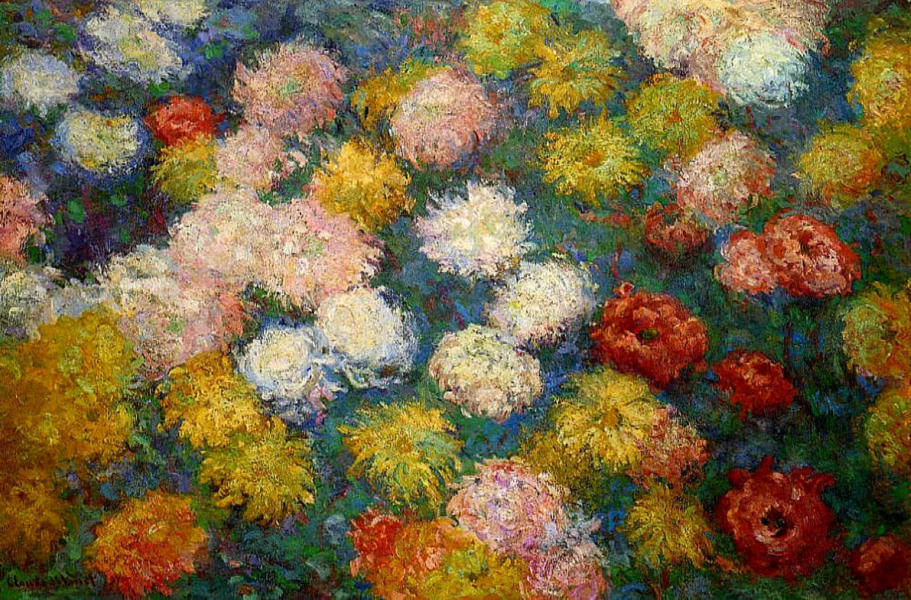 Chrysanthemums — Claude Monet