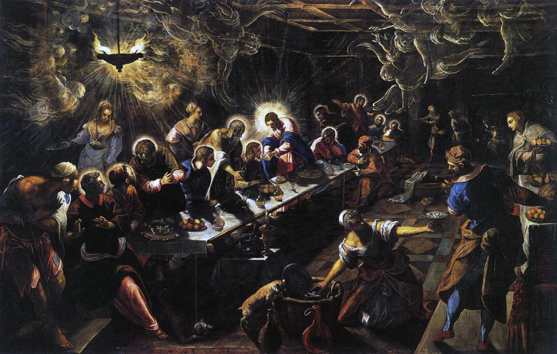 The Last Supper — Tintoretto (Jacopo Robusti)
