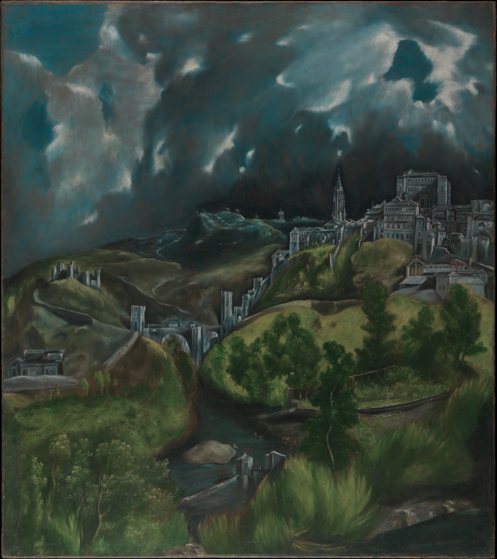 Toledo látképe — El Greco