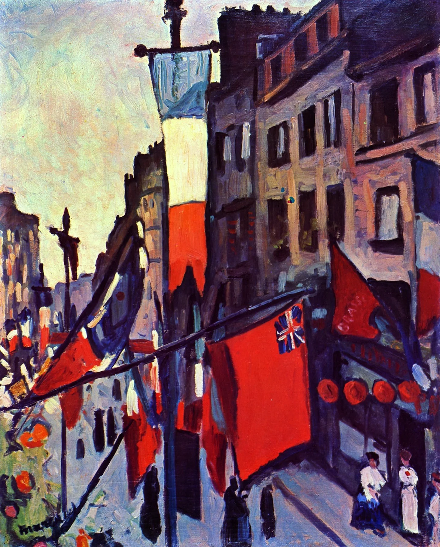 14 July in Le Havre — Albert Marquet