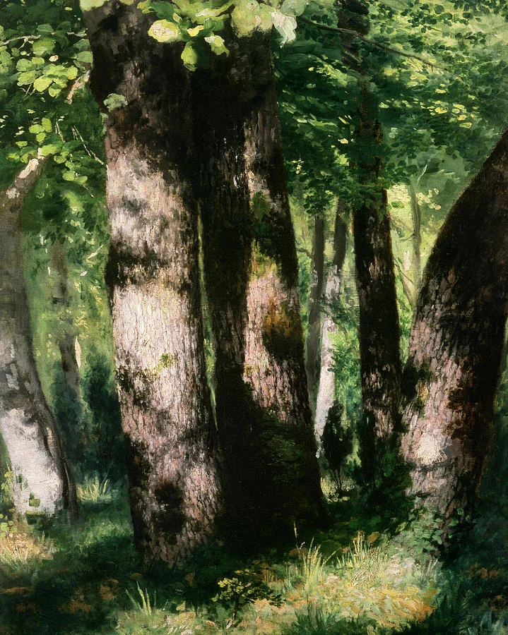 En el bosque de Fontainebleau — Pierre-Auguste Renoir