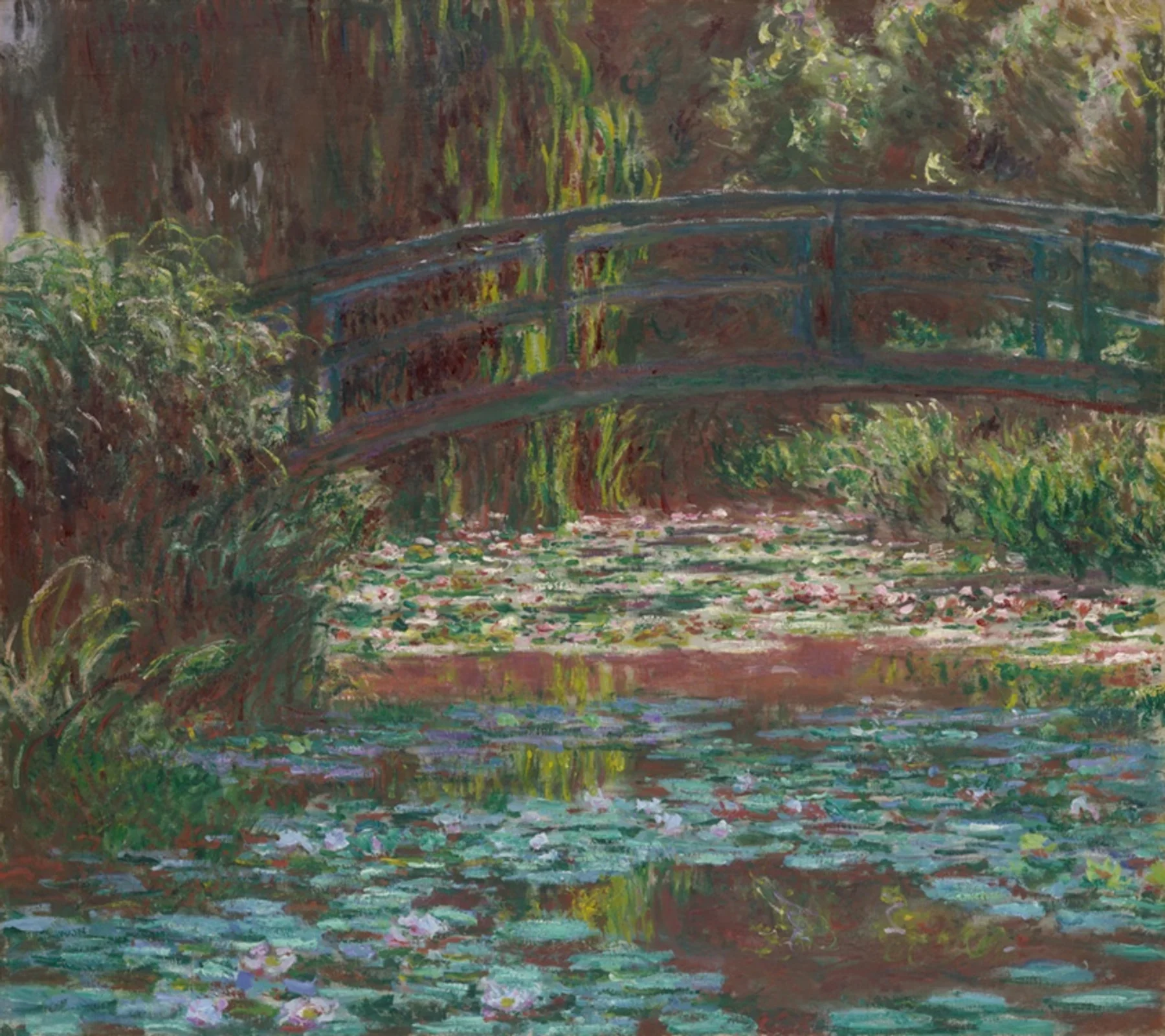 A tavirózsák tava — Claude Monet