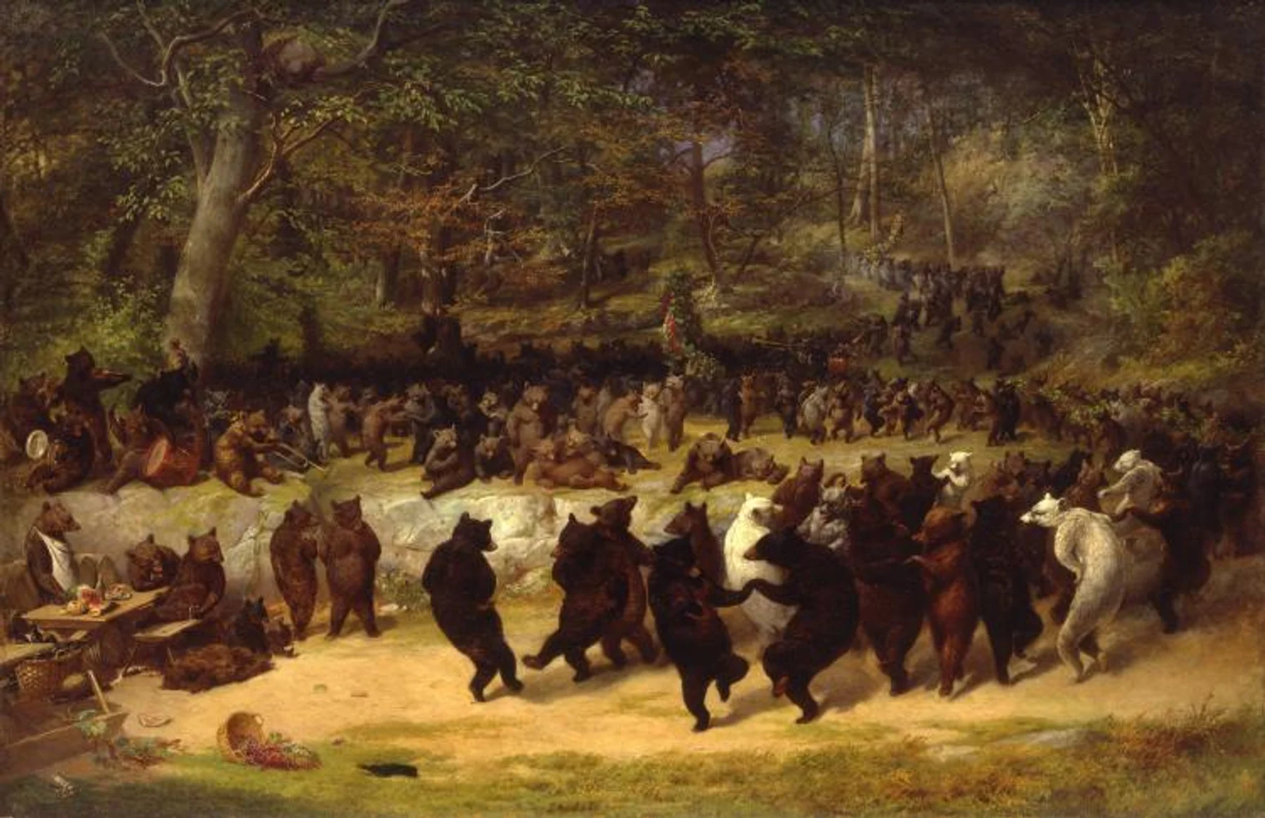 La Danse de l’ours — William Holbrook Beard