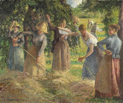 Haymaking at Éragny