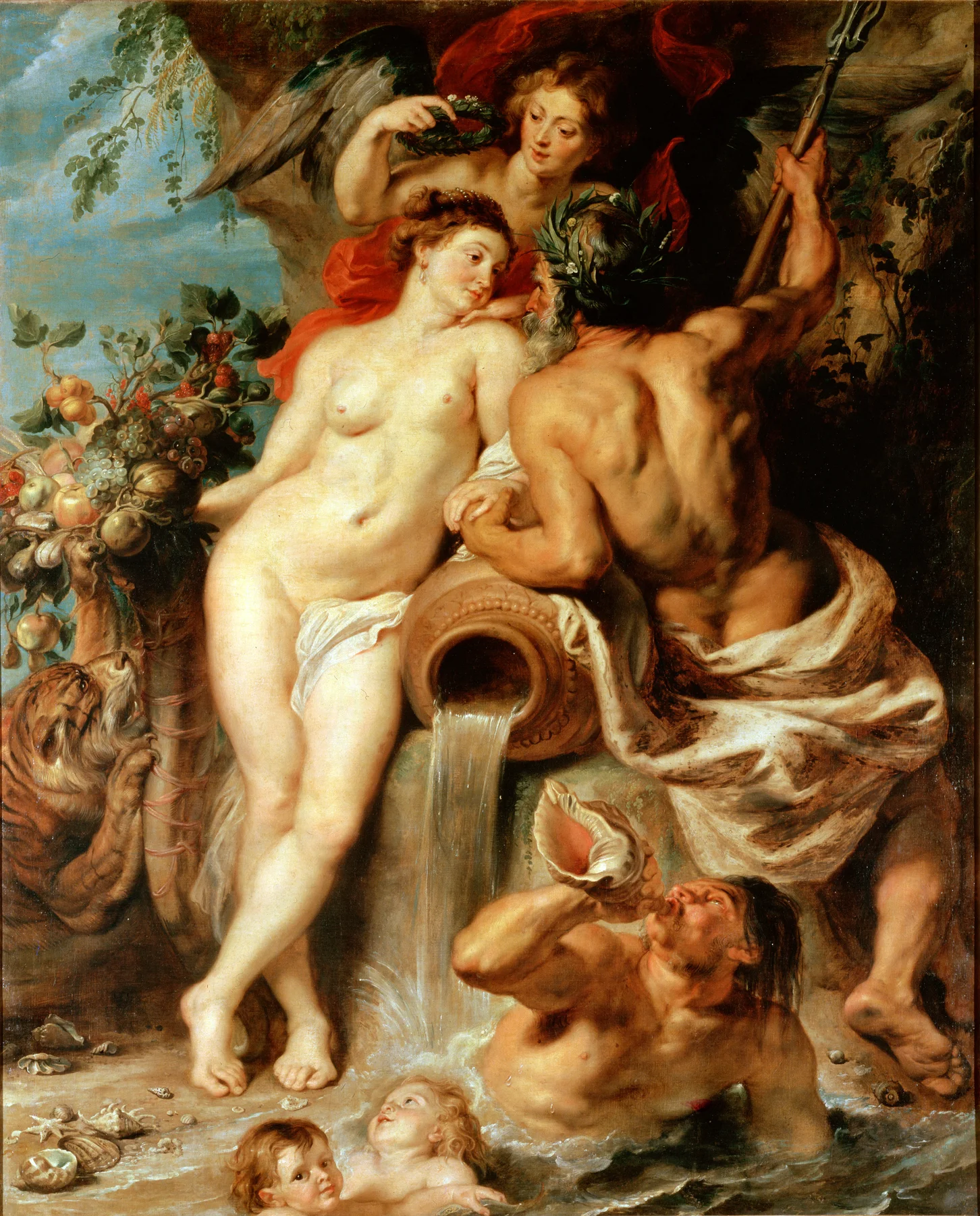 A Föld és a Víz egyesülése — Peter Paul Rubens