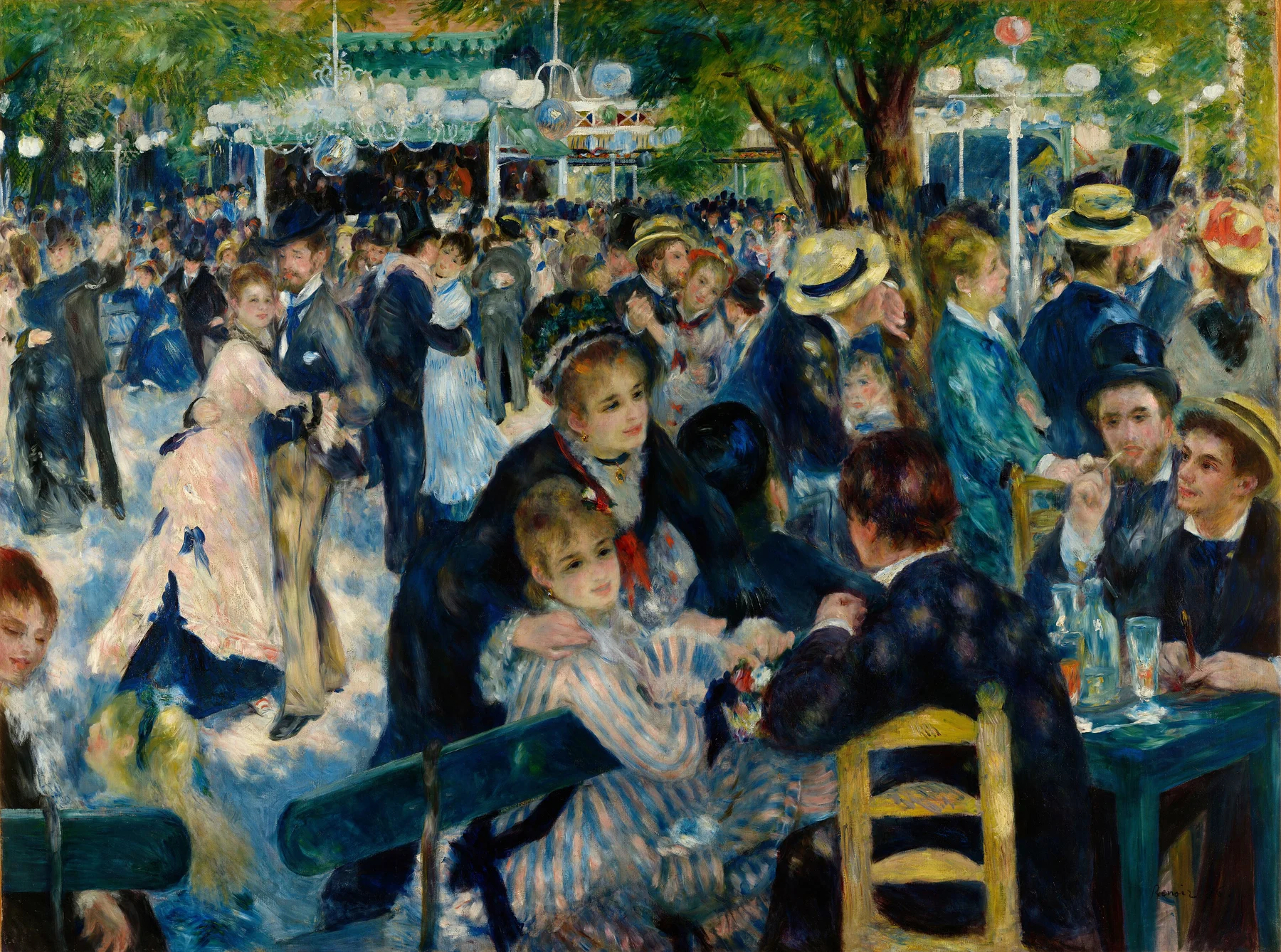 Bál a Moulin de la Galette-ben — Pierre-Auguste Renoir