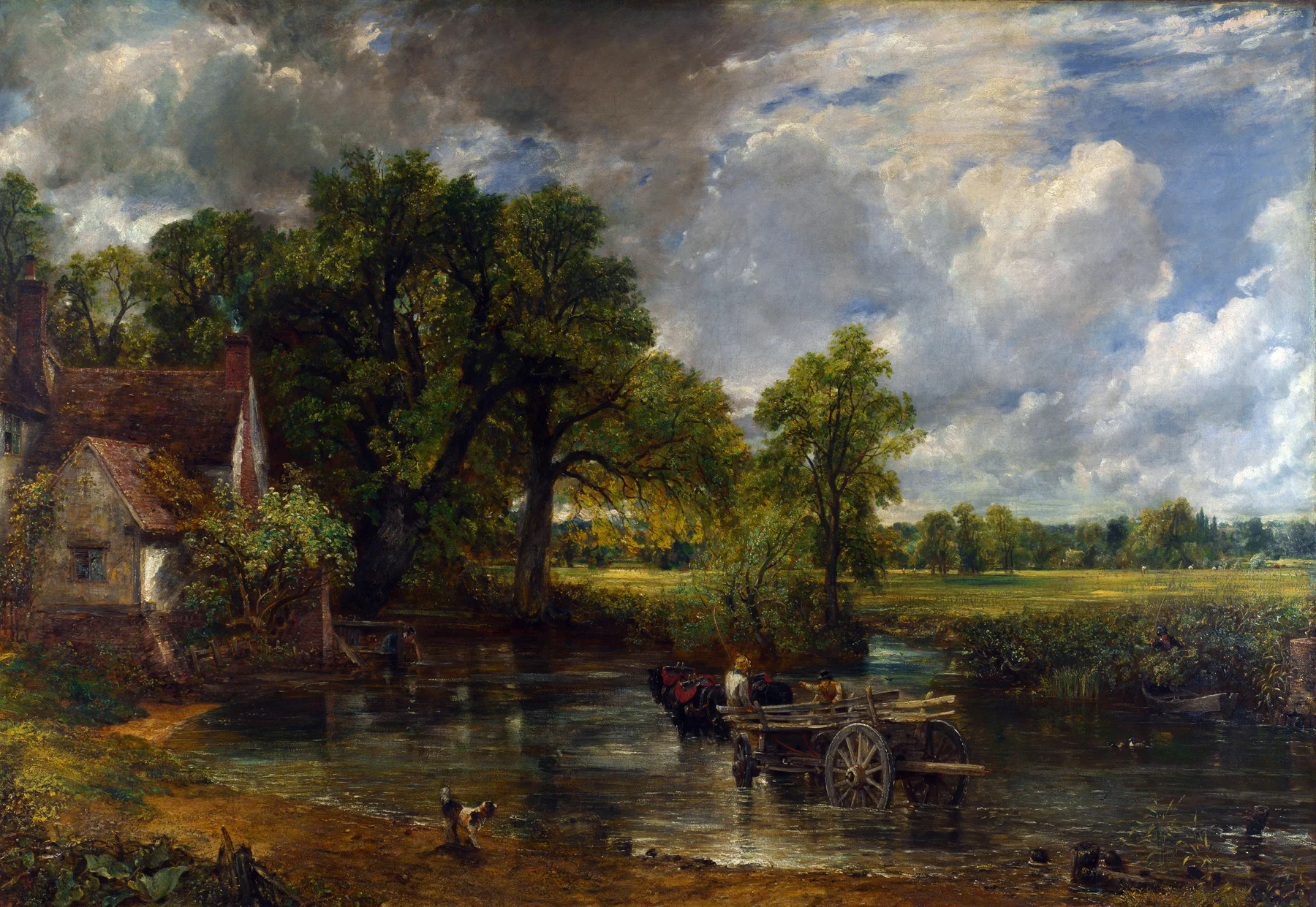 El carro de heno — John Constable