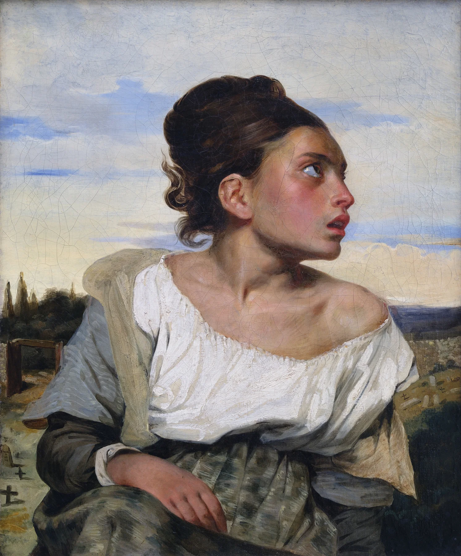 Orphan Girl at the Cemetery — Eugène Delacroix