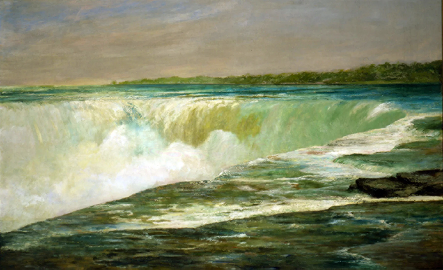Niagara-vízesés — William Morris Hunt