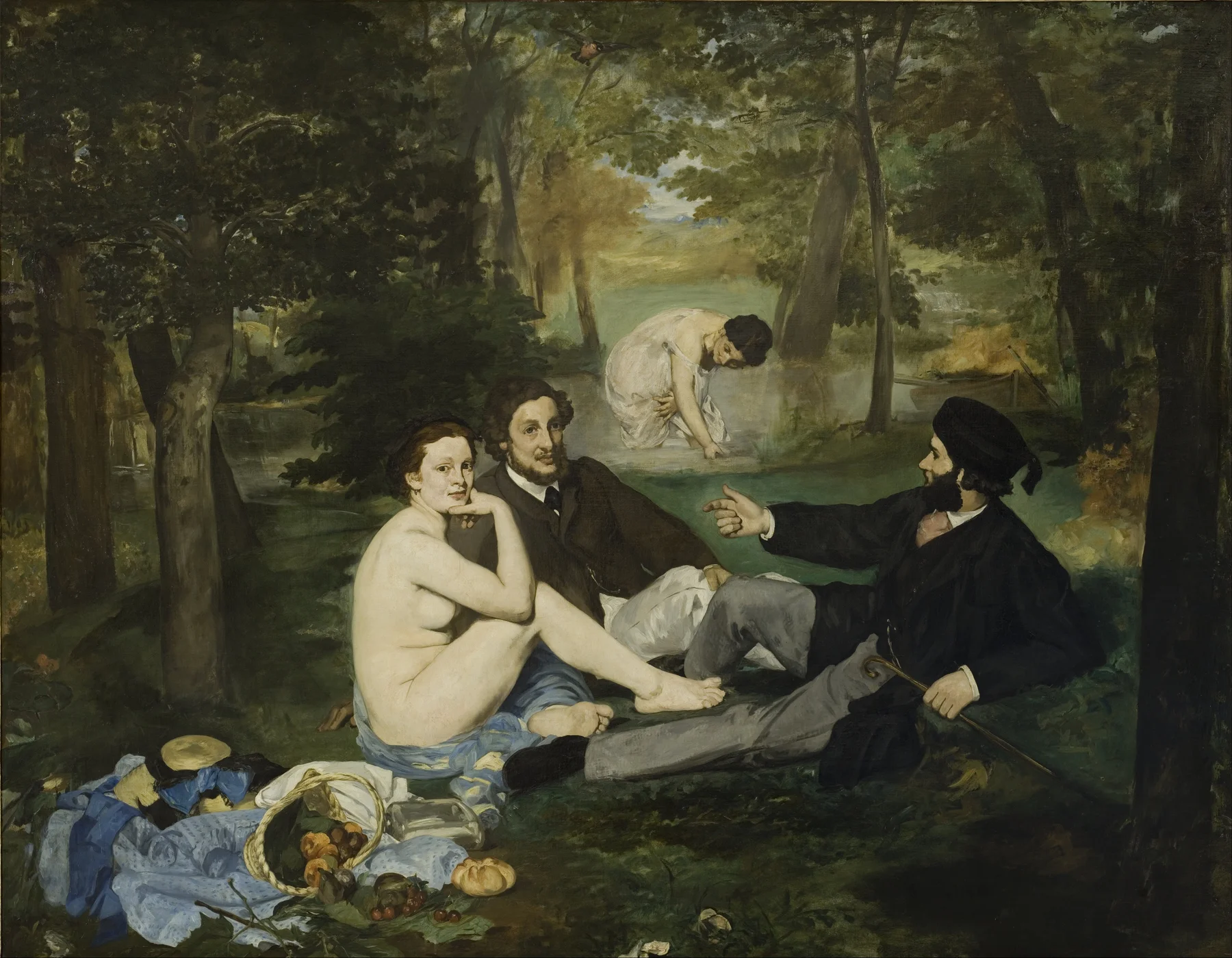 Reggeli a szabadban — Édouard Manet