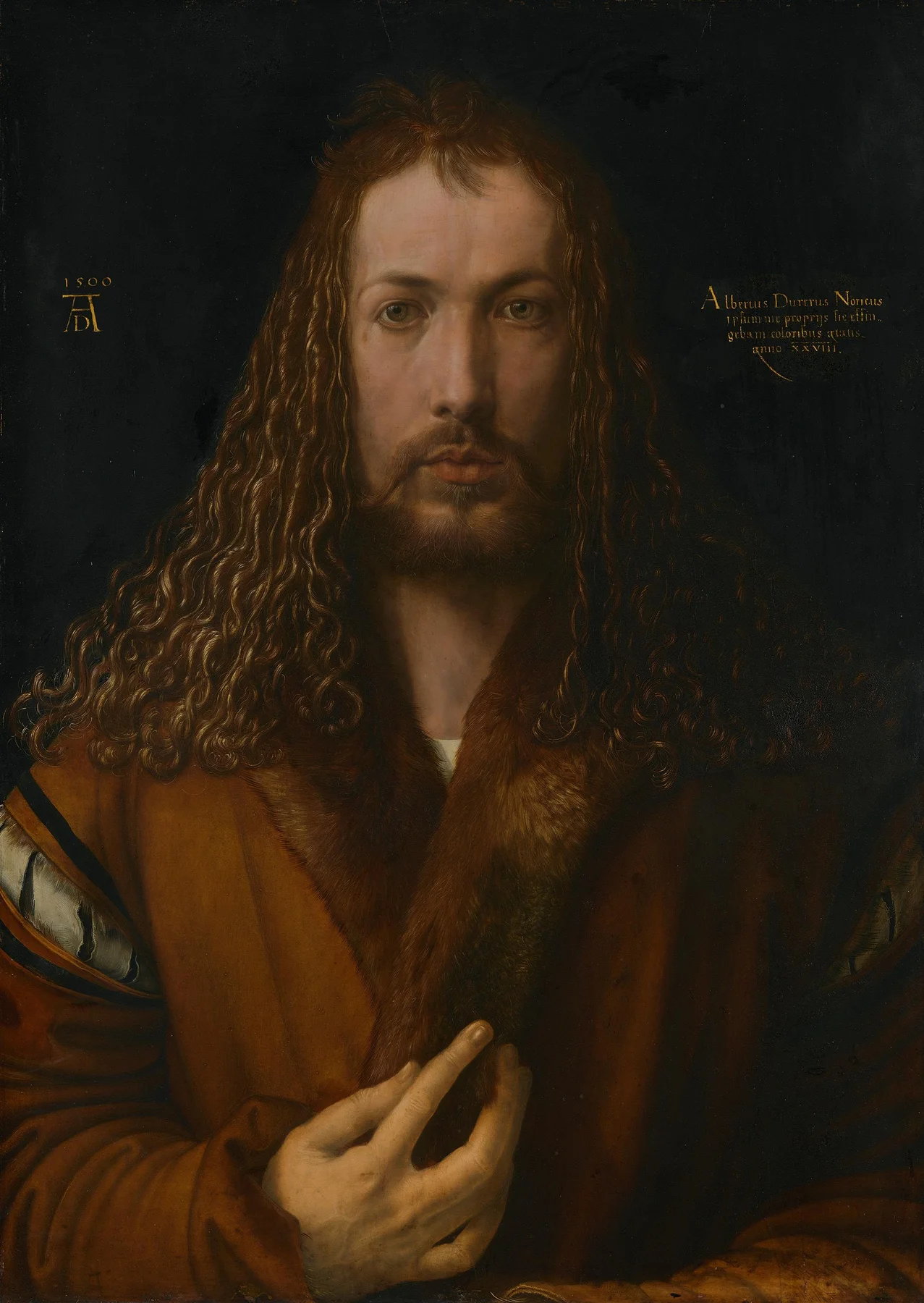 Self-Portrait with Fur-Trimmed Robe — Albrecht Dürer