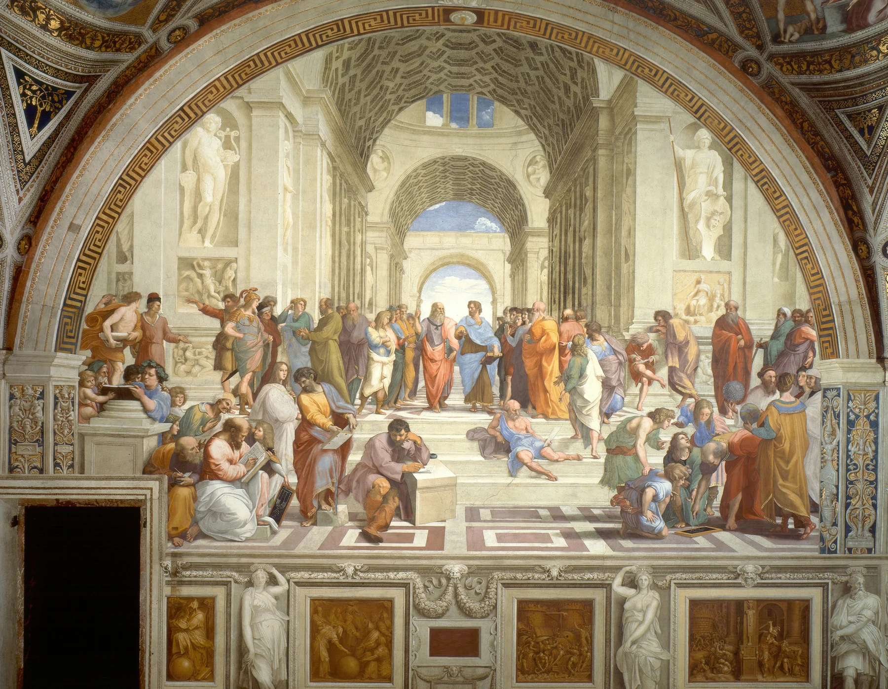 Az athéni iskola — Raffaello