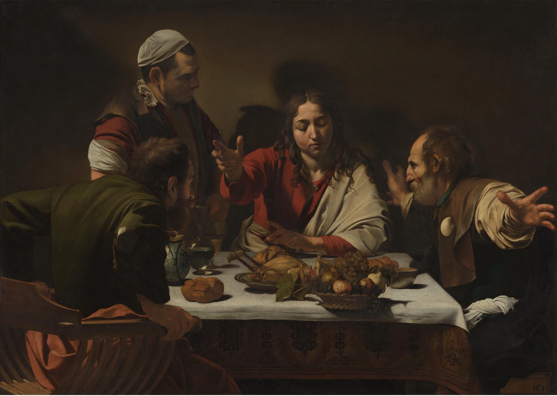 Vacsora Emmauszban — Caravaggio
