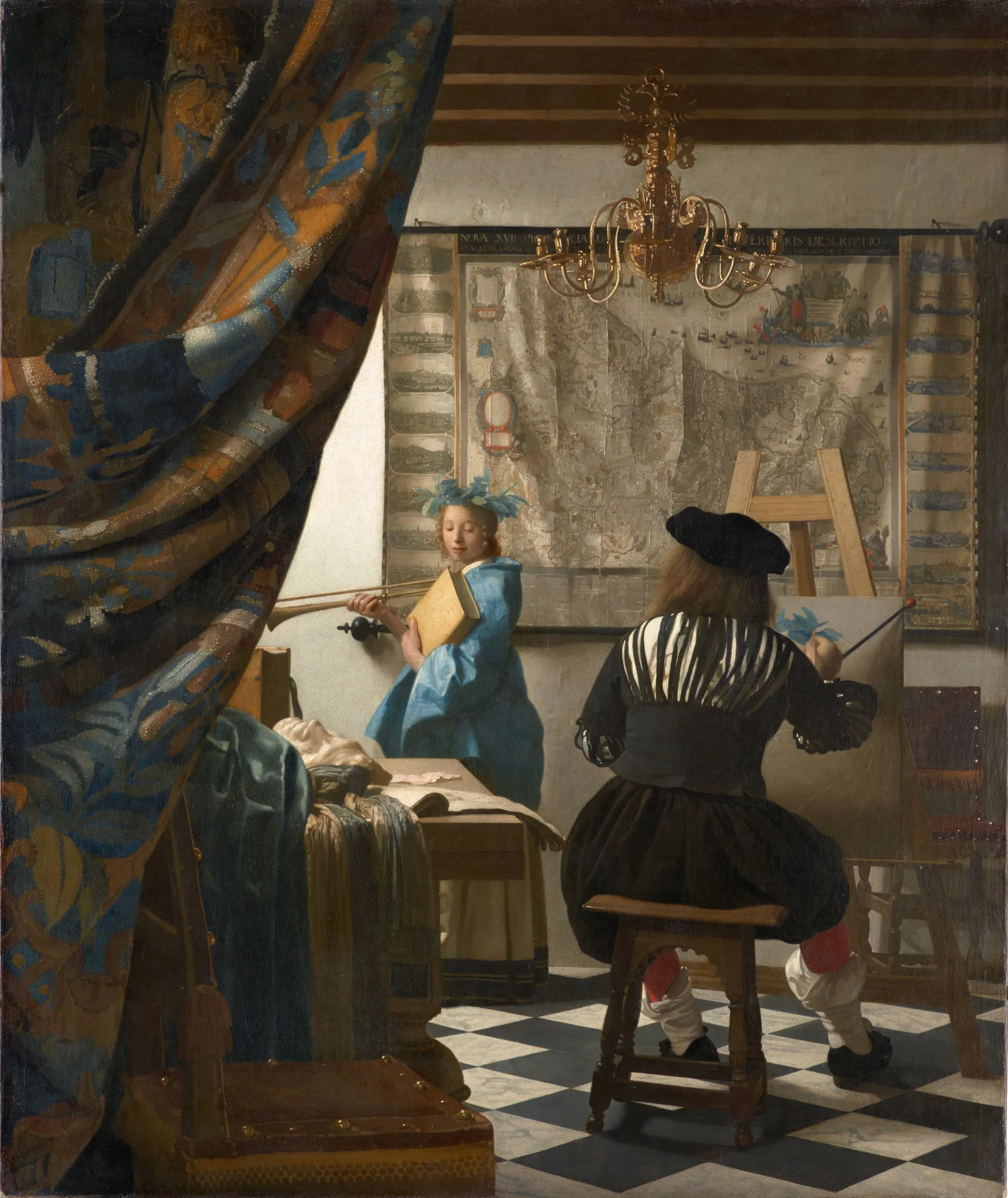 A festészet allegóriája — Johannes Vermeer