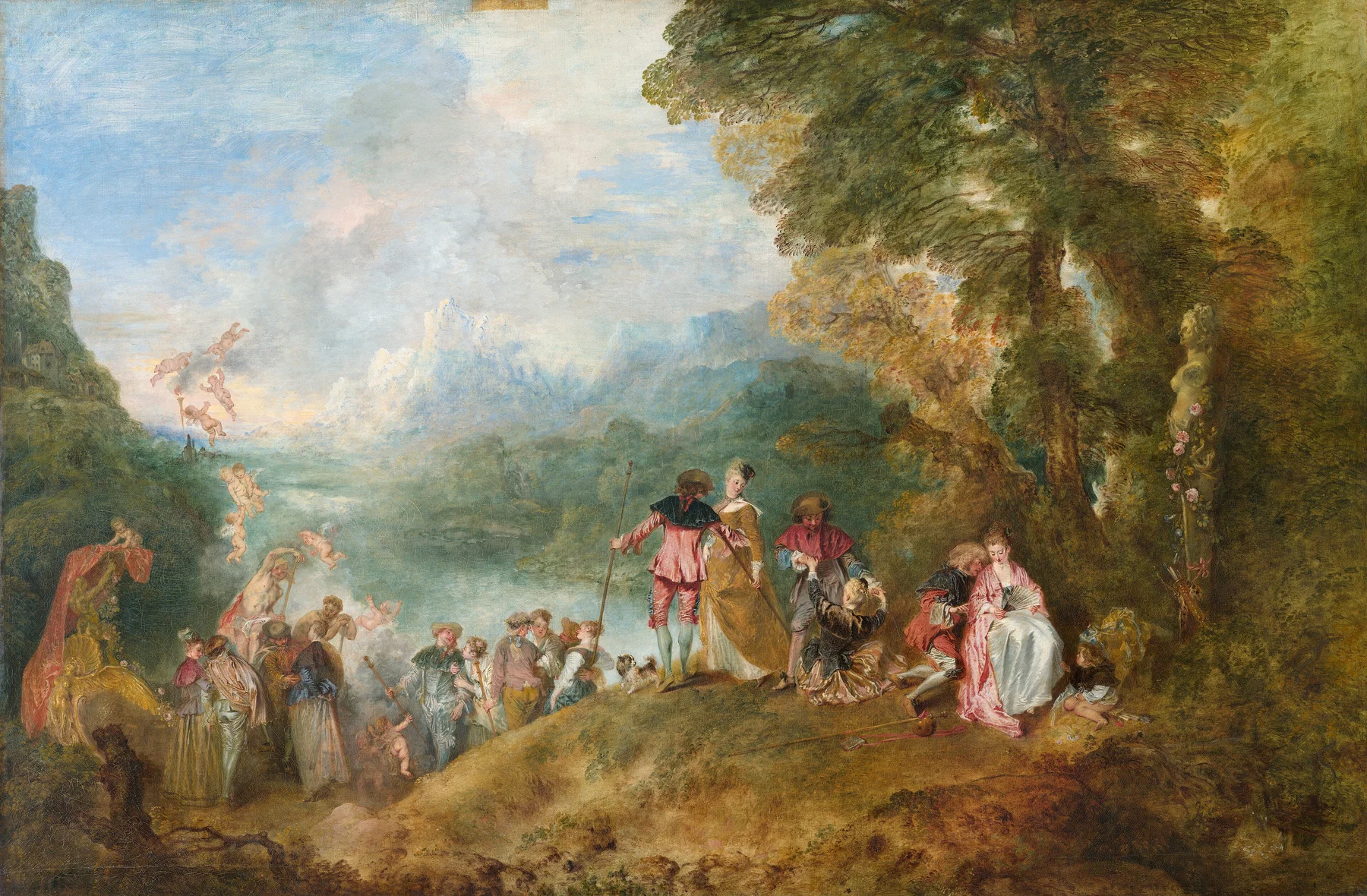 The Embarkation for Cythera — Jean-Antoine Watteau