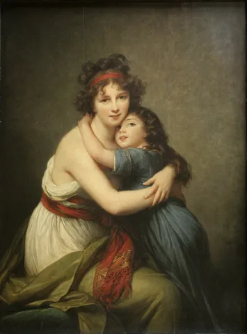 Self-Portrait with Her Daughter Julie