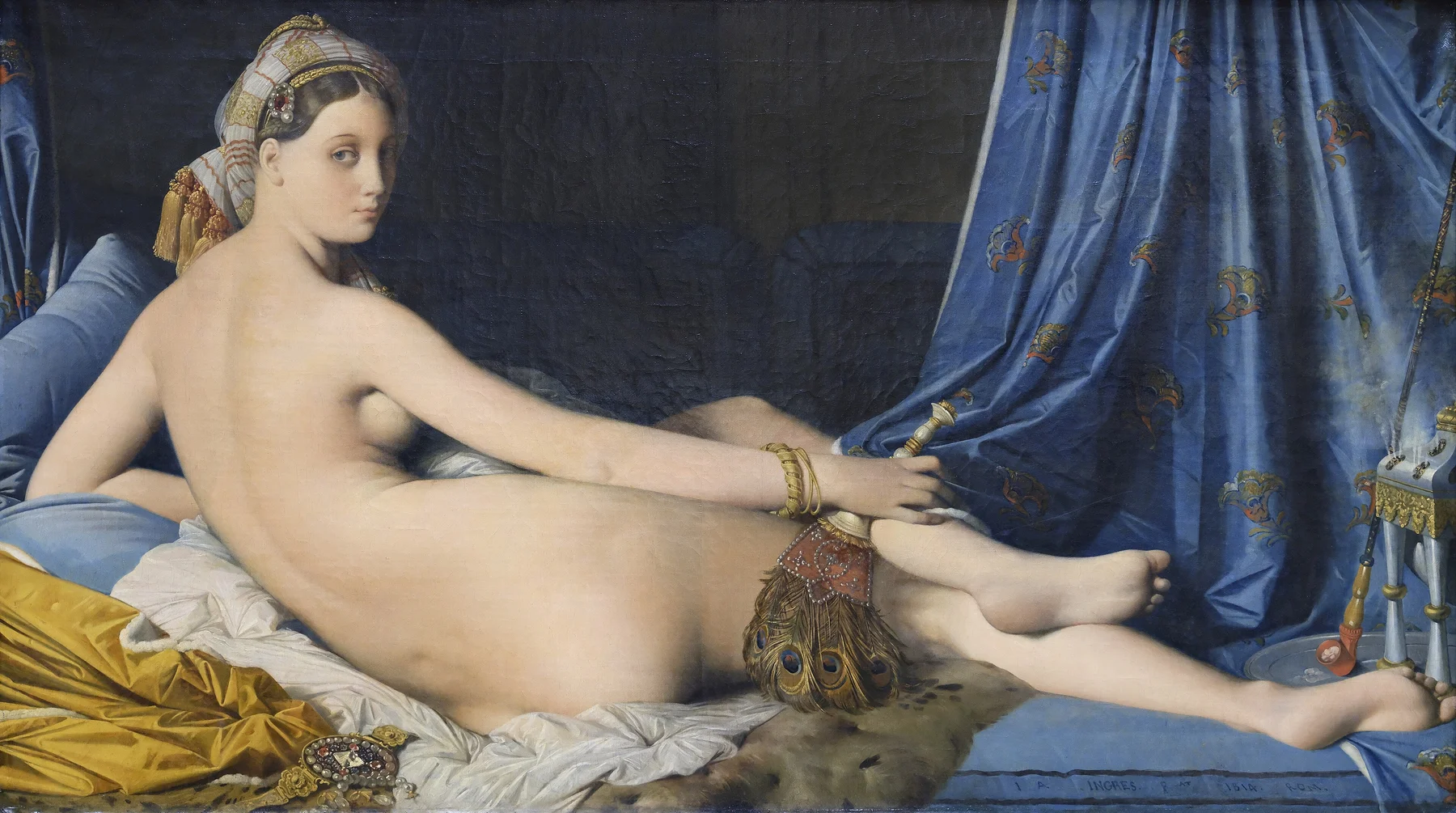 La gran odalisca — Jean-Auguste-Dominique Ingres