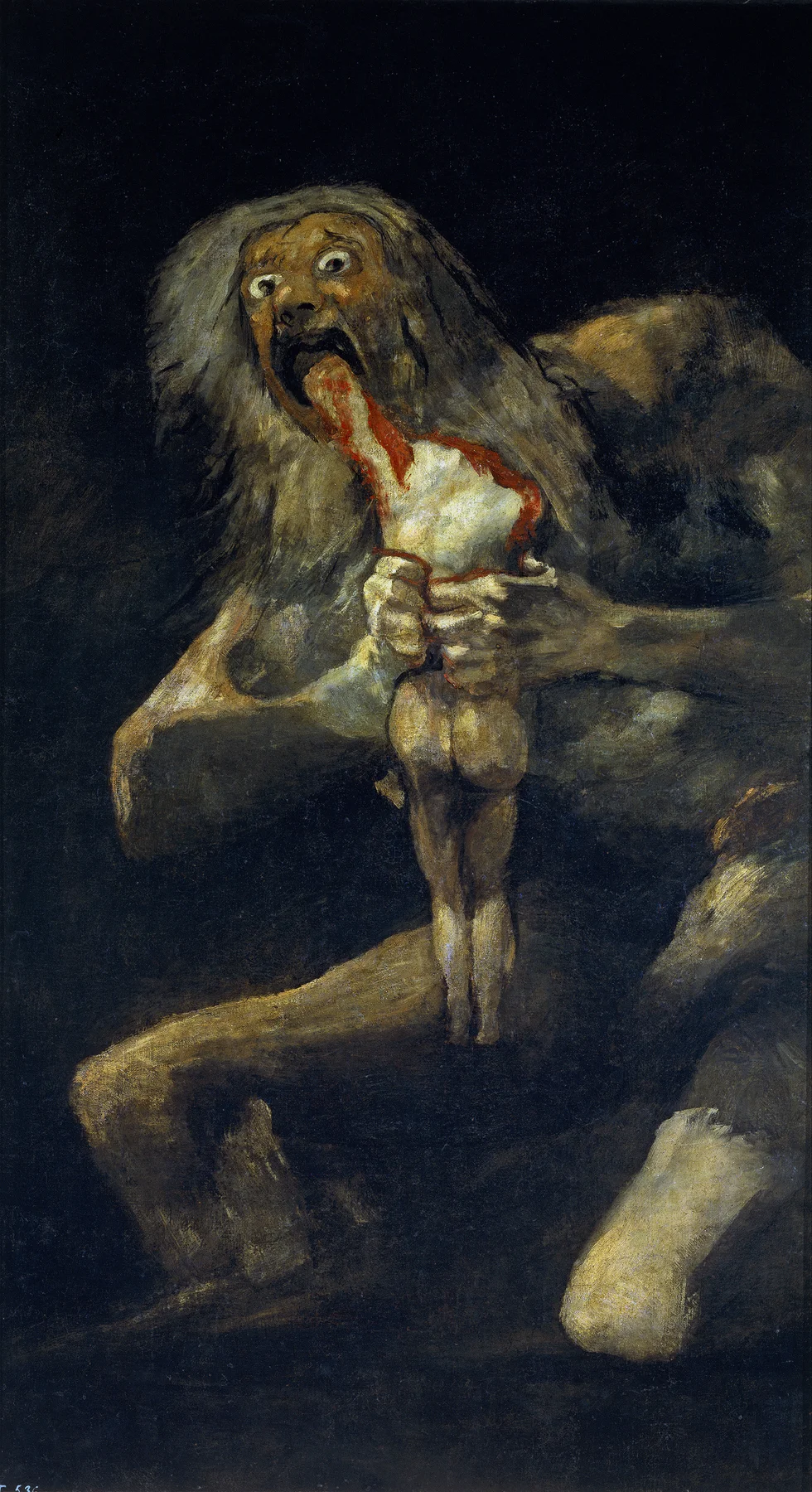 Saturne dévorant un de ses fils — Francisco de Goya
