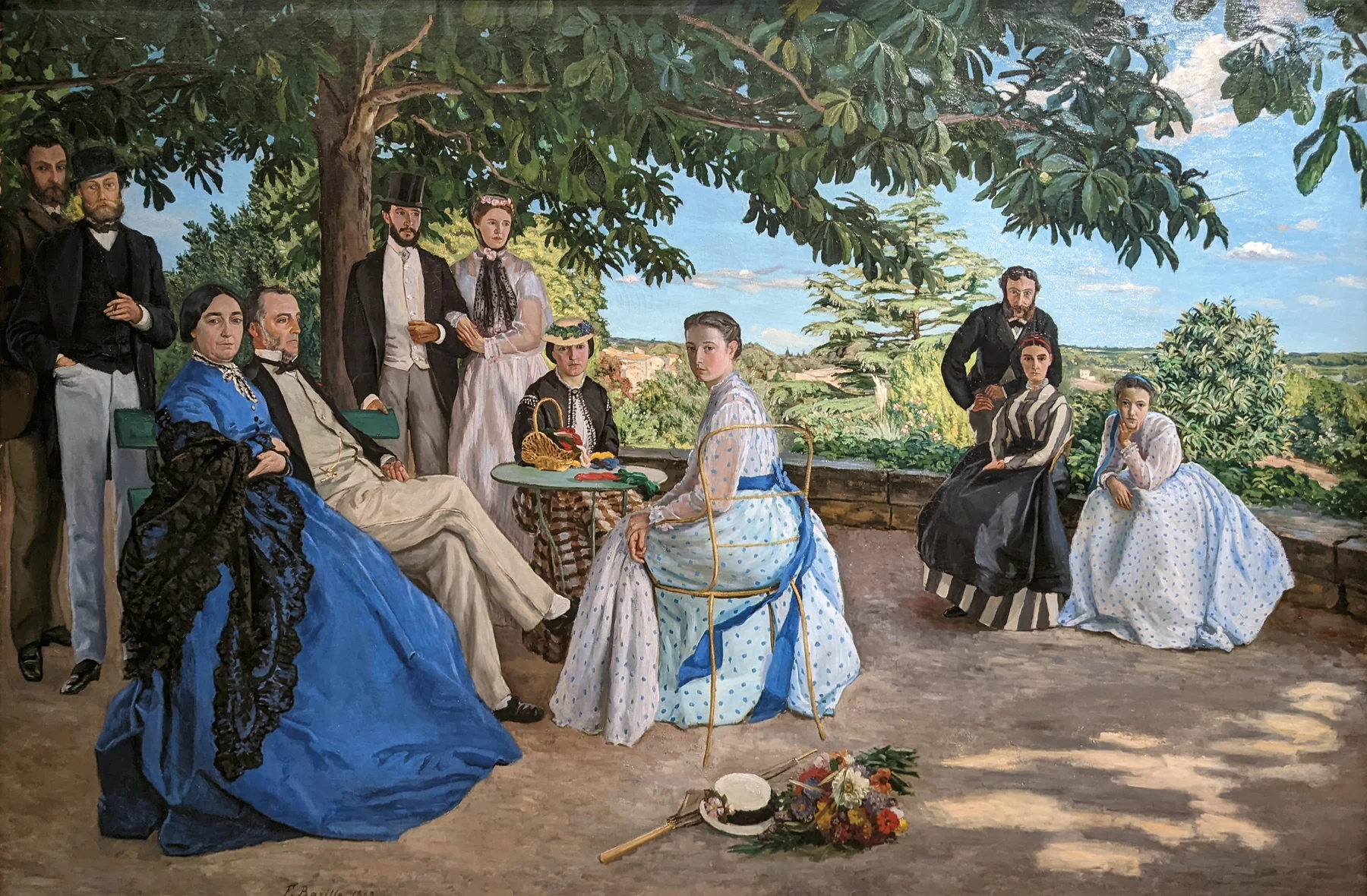 Családi összejövetel — Frédéric Bazille