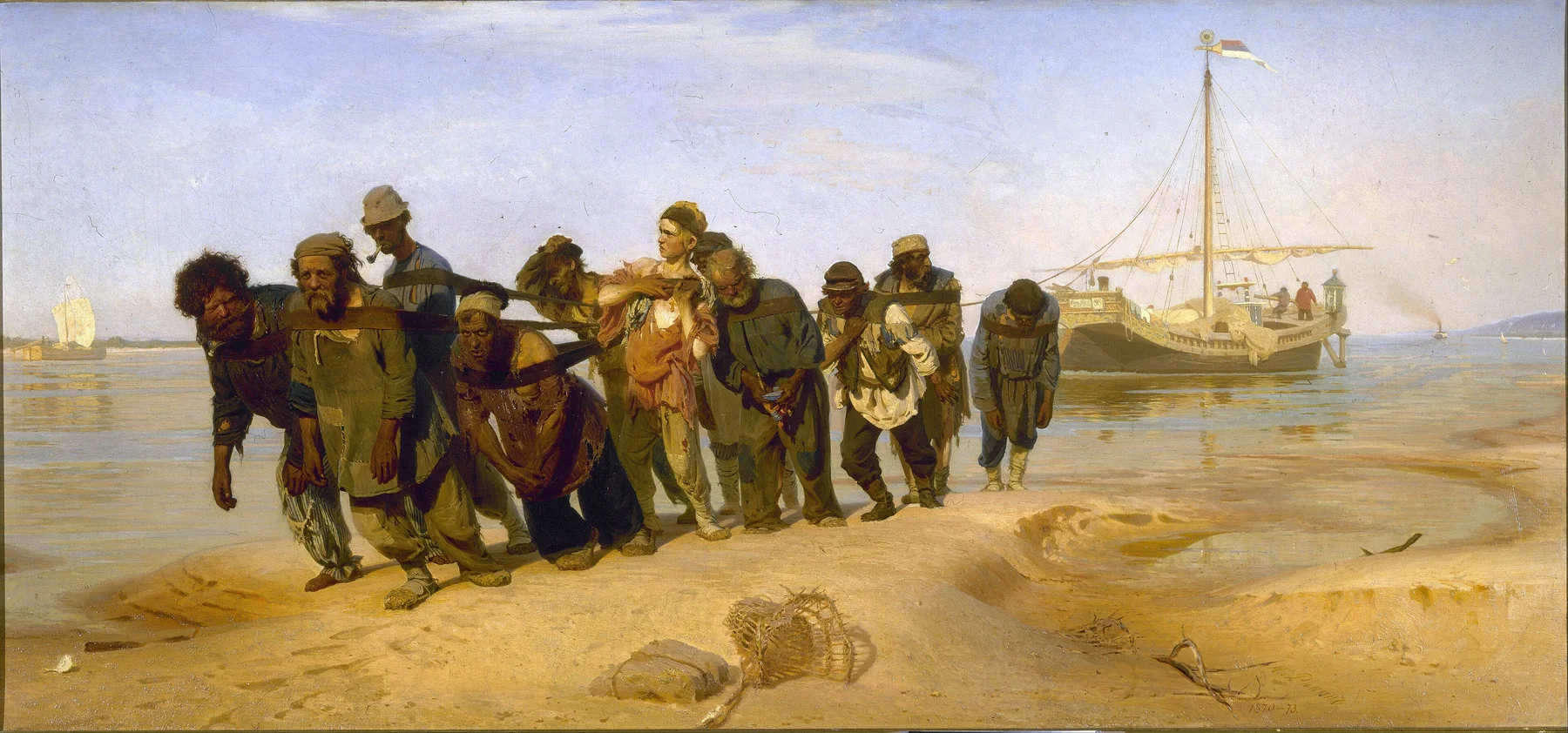 Les Haleurs de la Volga — Ilia Répine