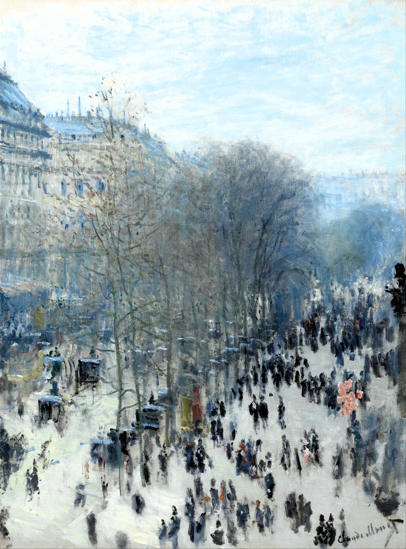 Bulevar de los Capuchinos — Claude Monet