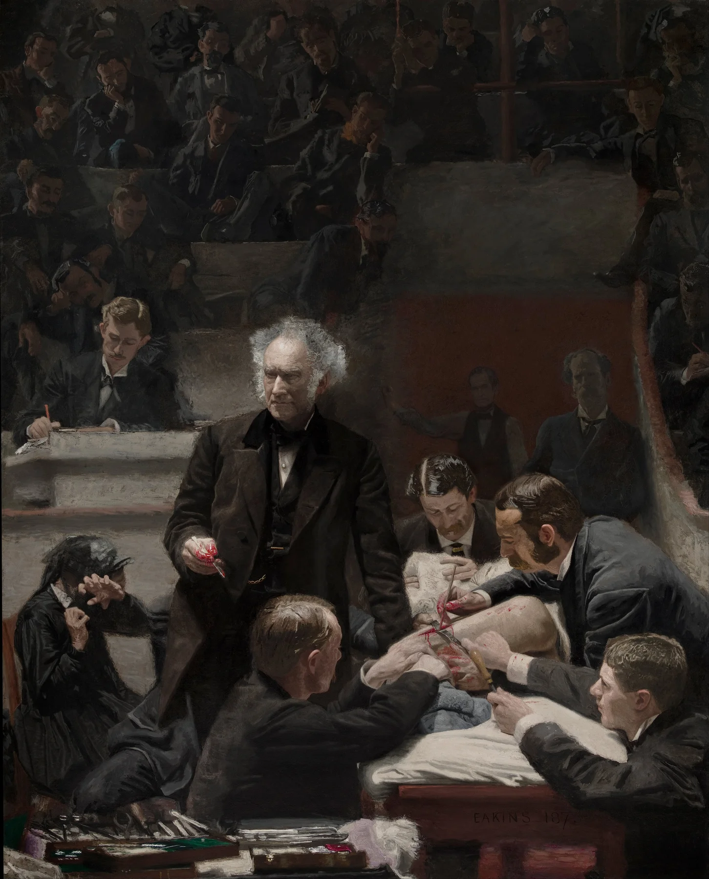 Gross doktor klinikája — Thomas Eakins