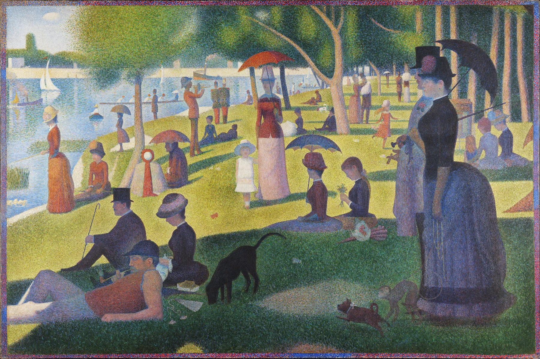 Vasárnap délután a Grande Jatte szigeten — Georges Seurat