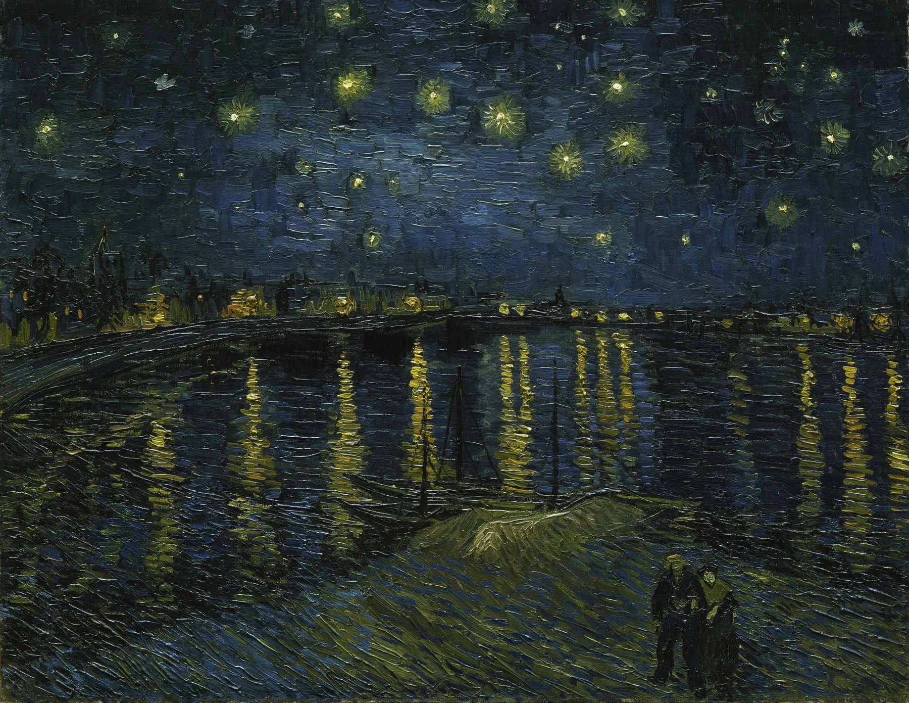 Starry Night Over the Rhône — Vincent van Gogh