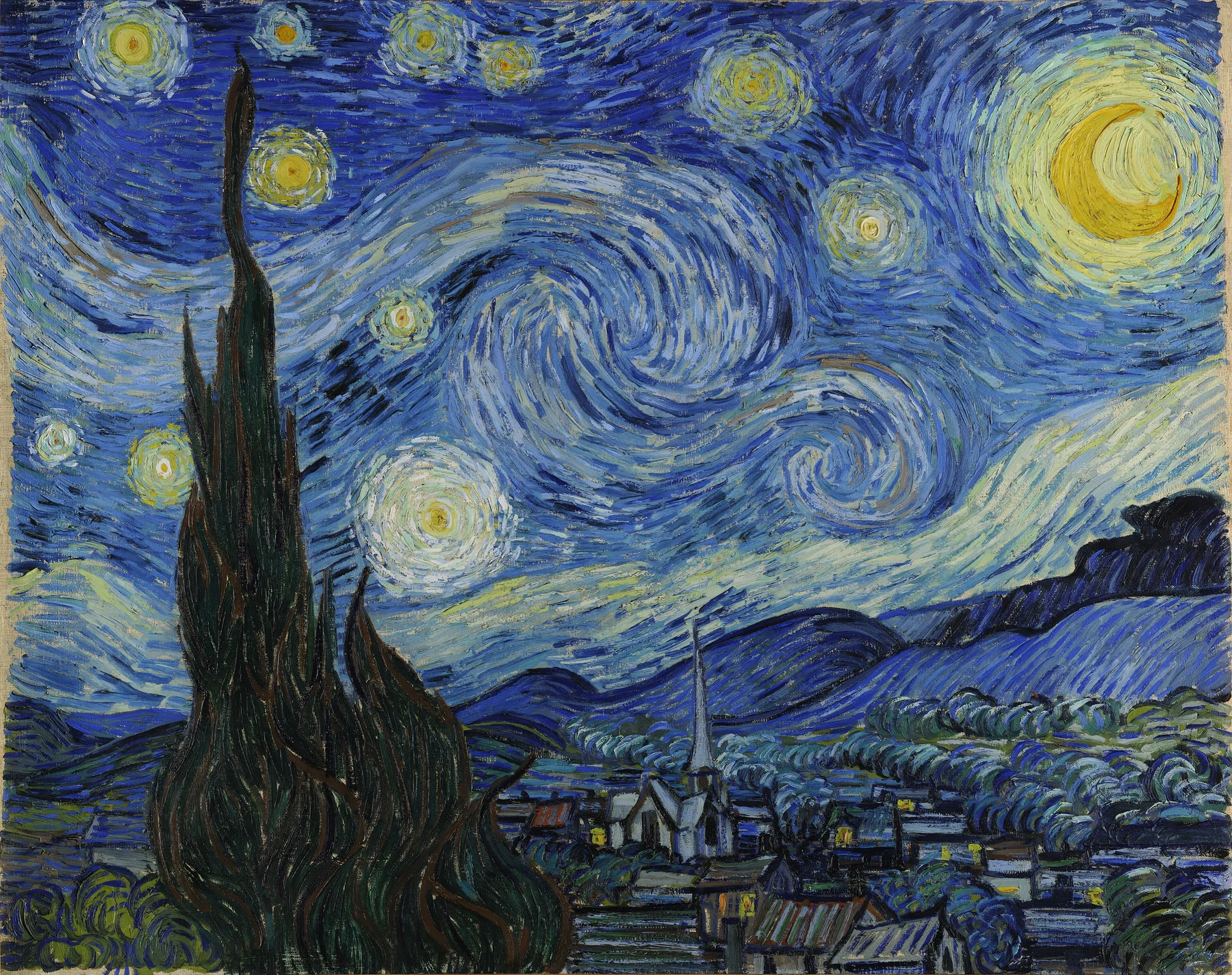 Csillagos éj — Vincent van Gogh