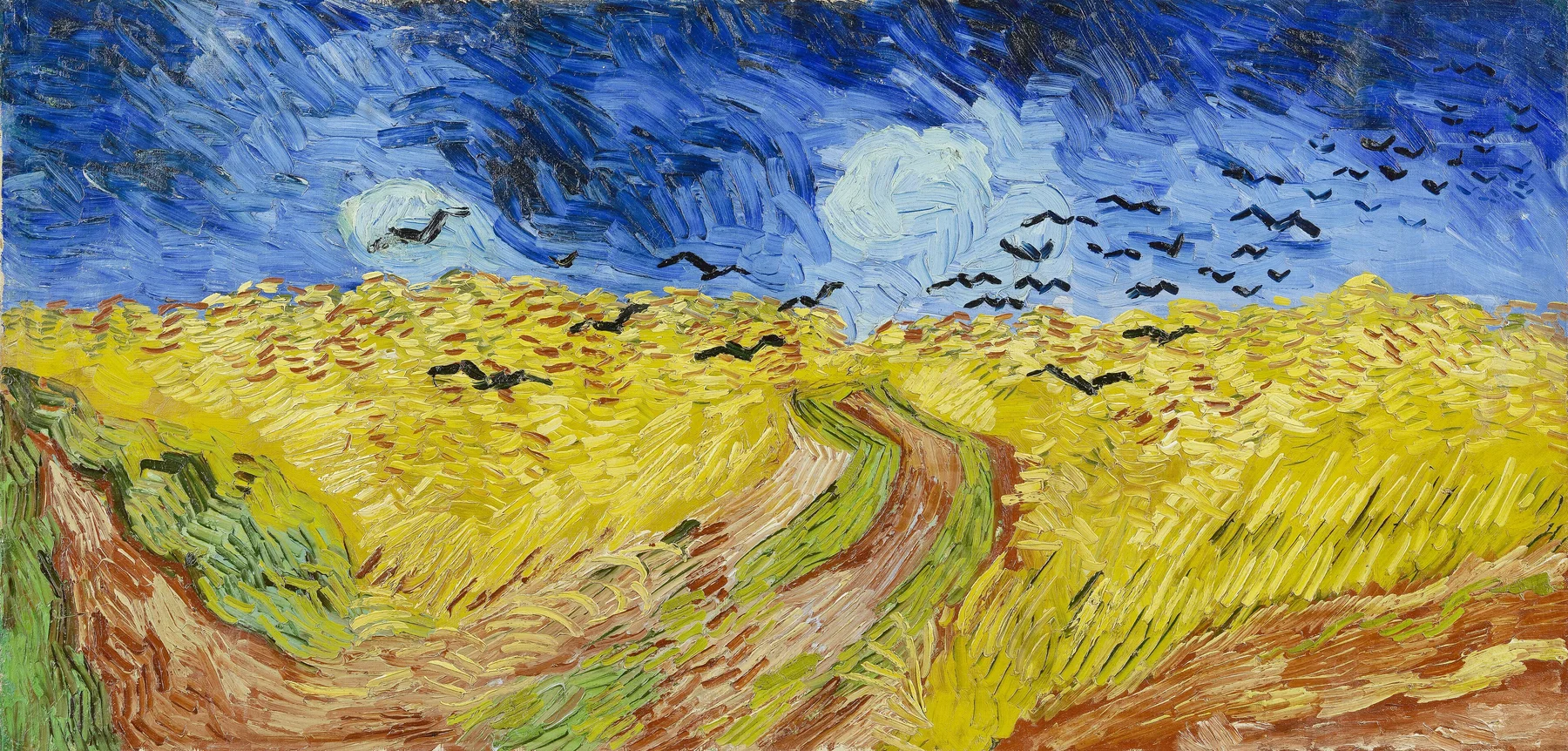 Trigal con cuervos — Vincent van Gogh