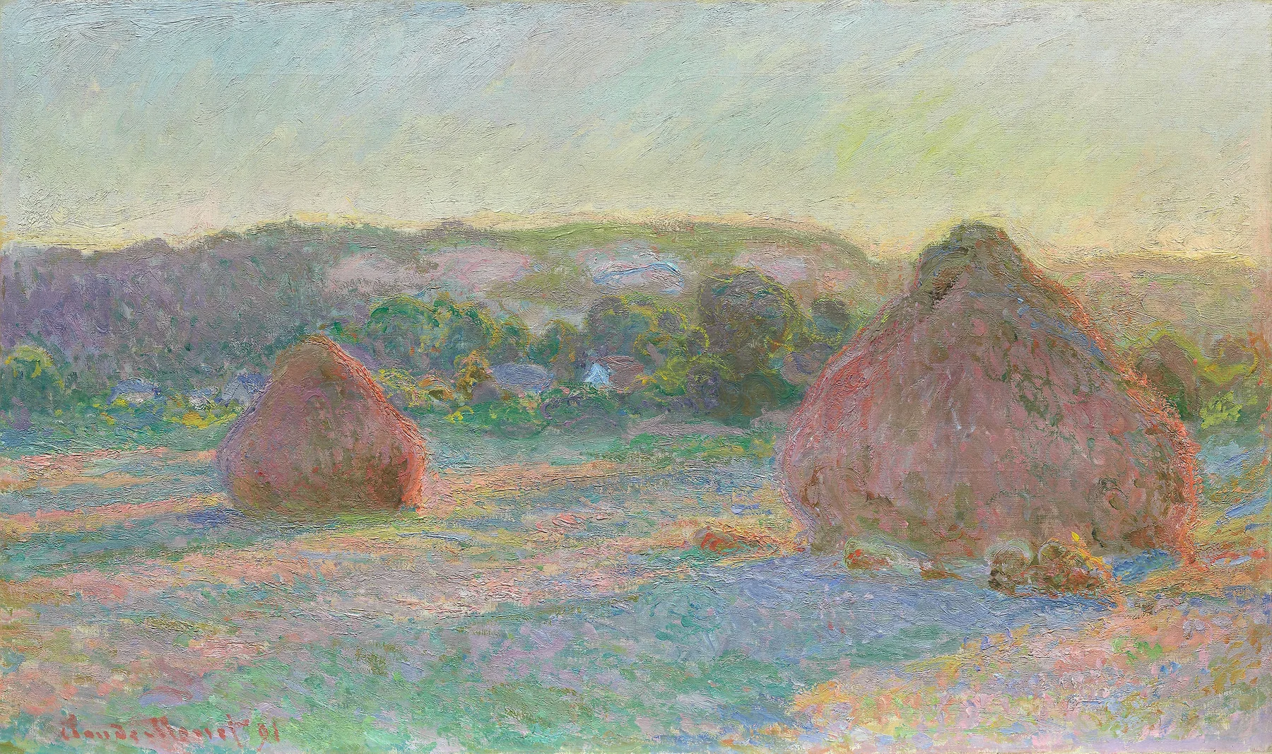 Stacks of Wheat (End of Summer) — Claude Monet