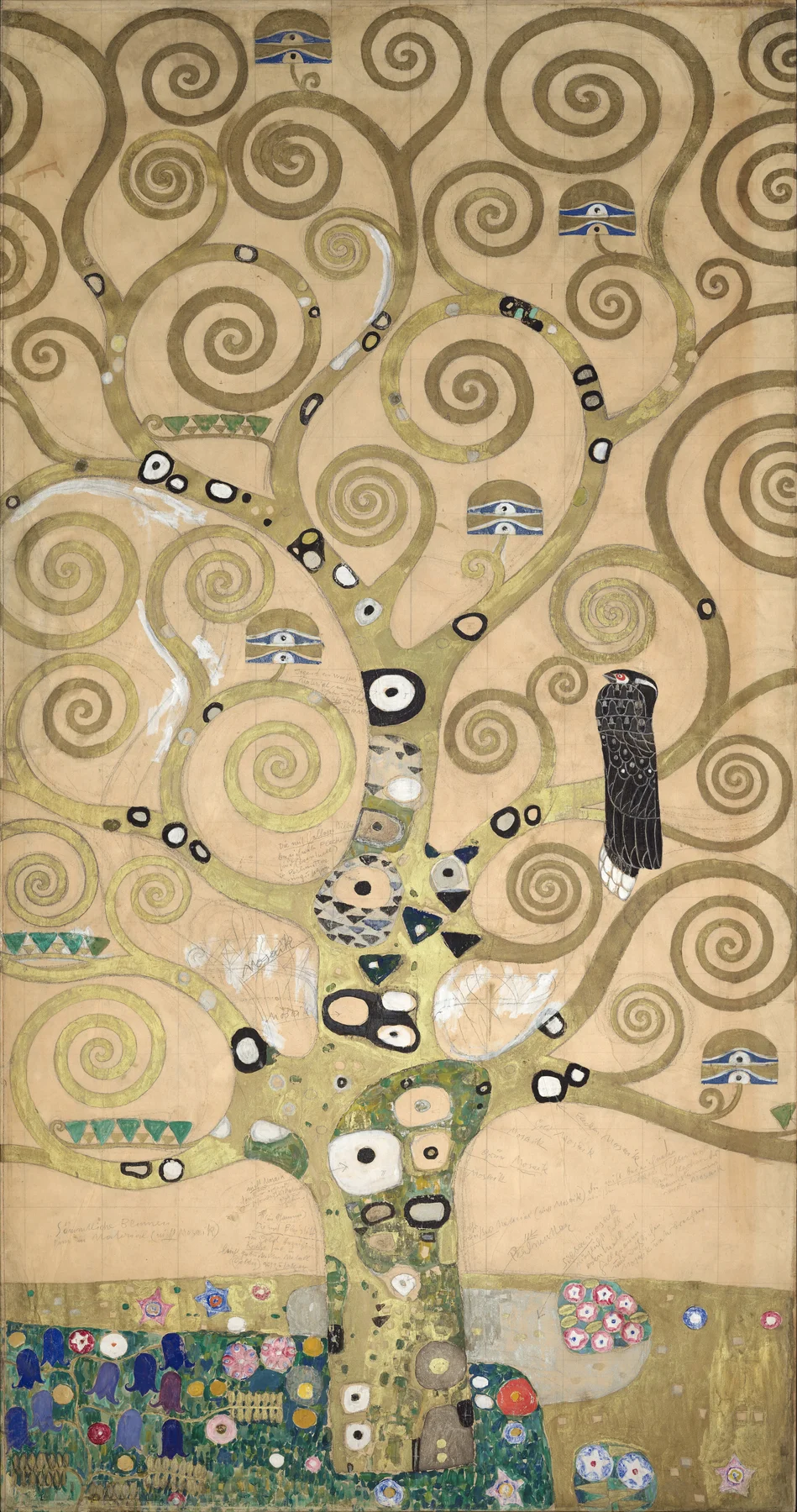 Az életfa (a Stoclet-fríz kartonja) — Gustav Klimt