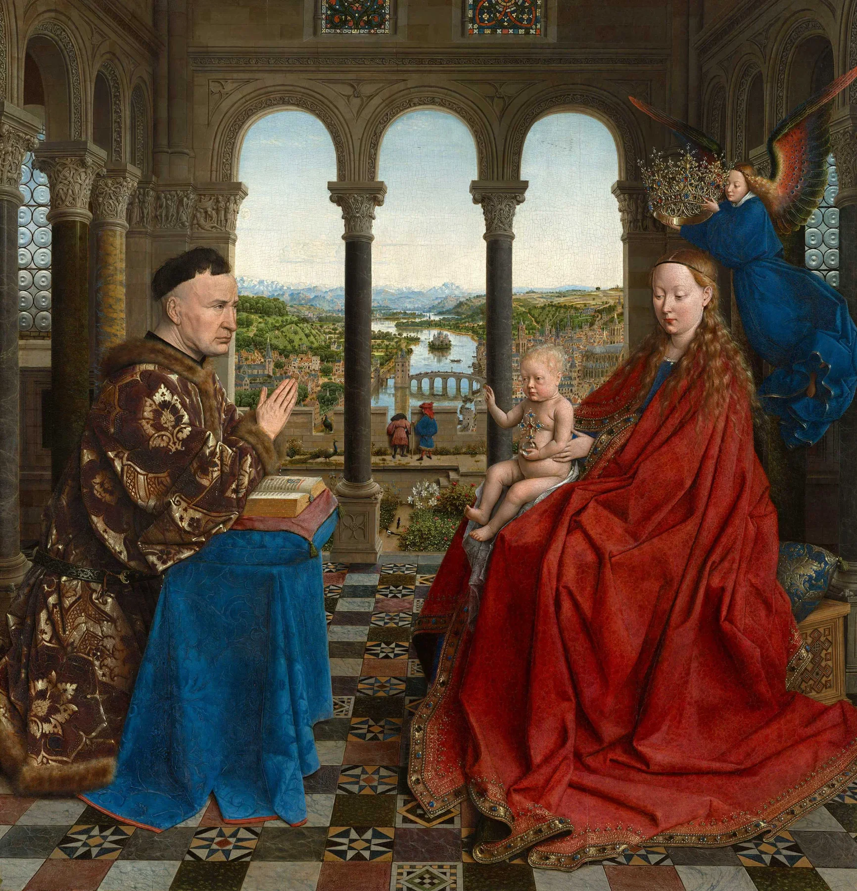 La Vierge du chancelier Rolin — Jan van Eyck