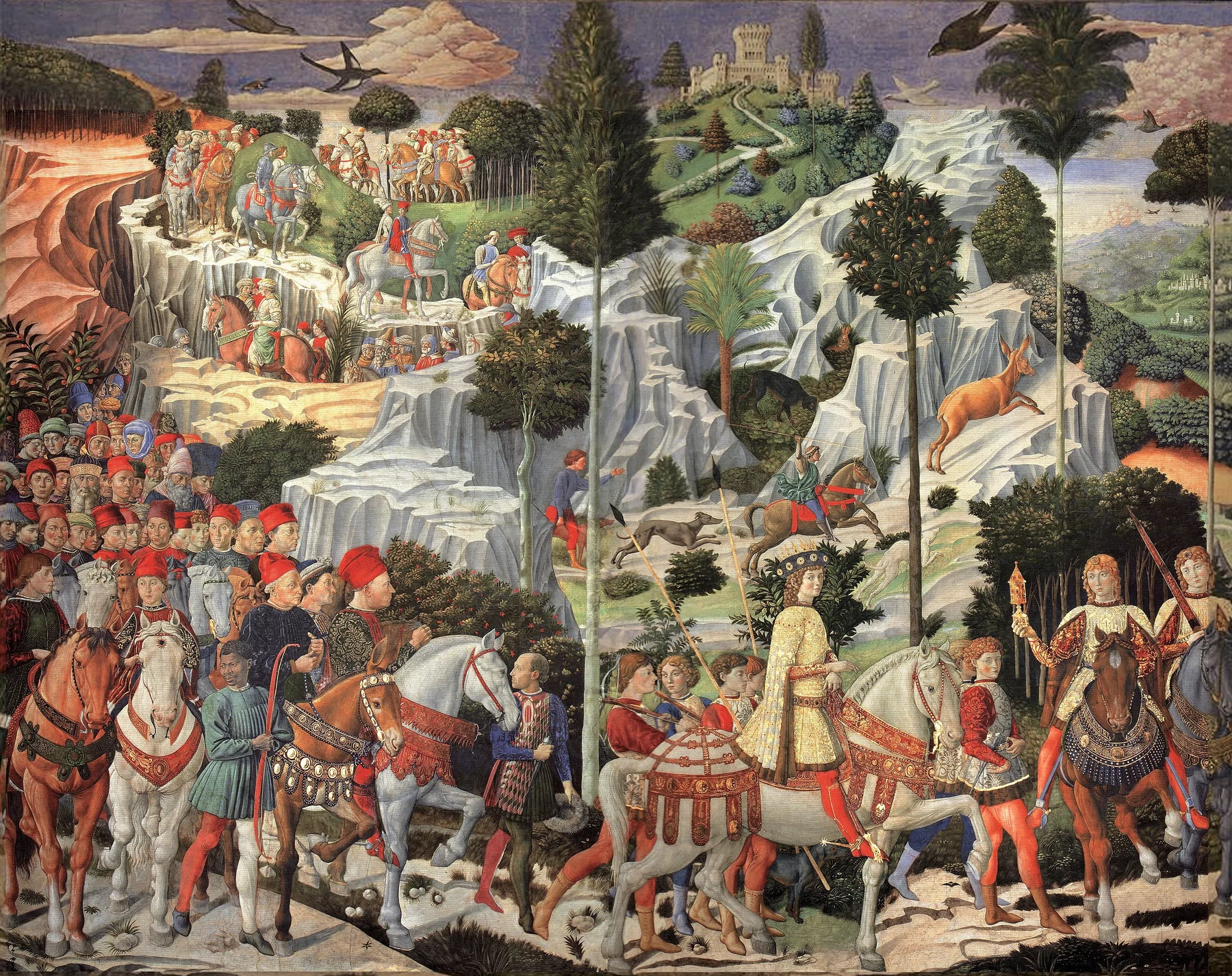 Procession of the Magi — Benozzo Gozzoli