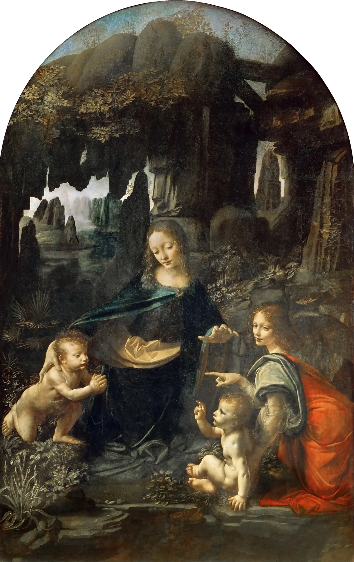 Sziklás Madonna — Leonardo da Vinci
