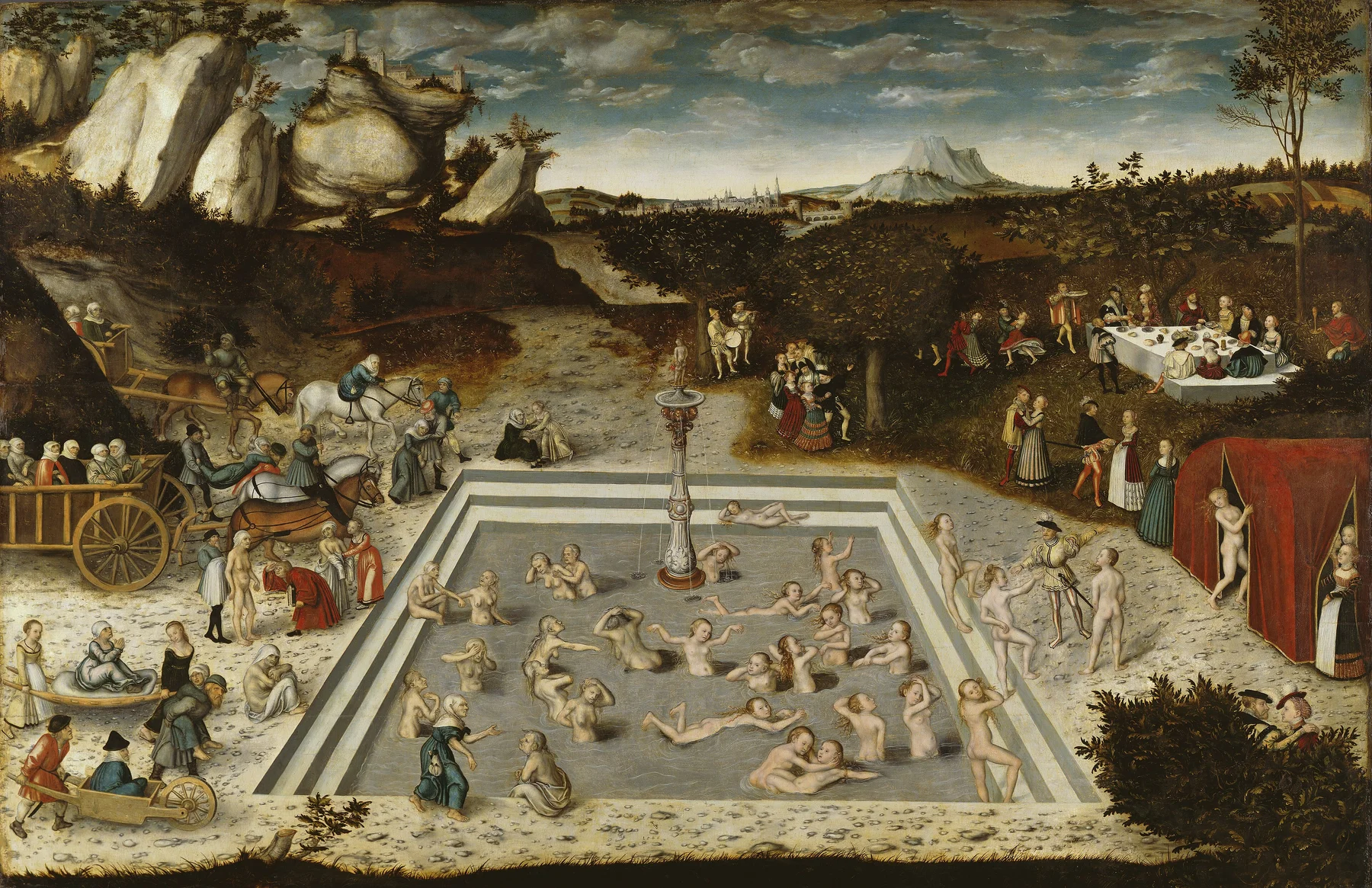 La Fontaine de jouvence — Lucas Cranach l’Ancien