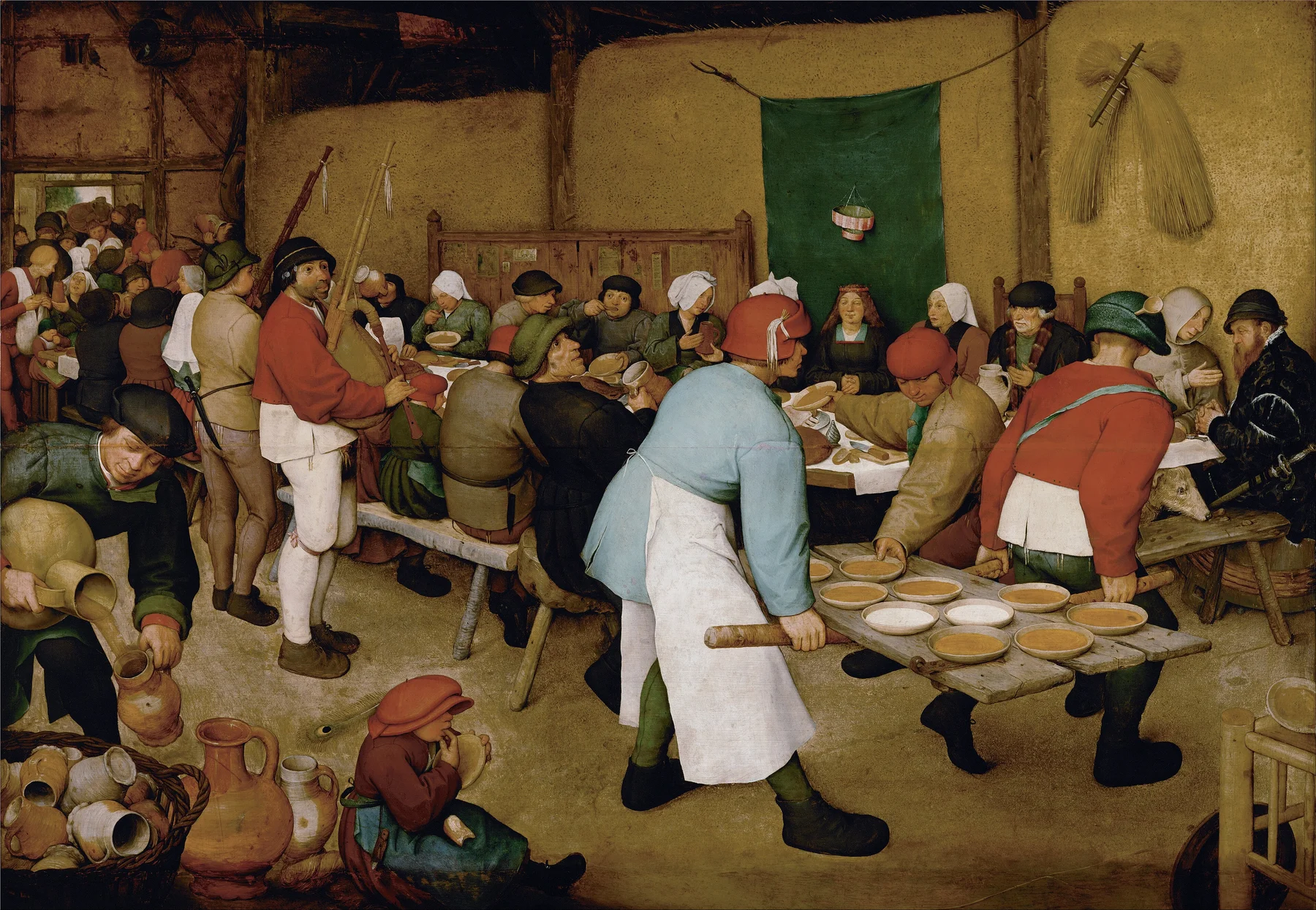 Parasztlakodalom — id. Pieter Bruegel