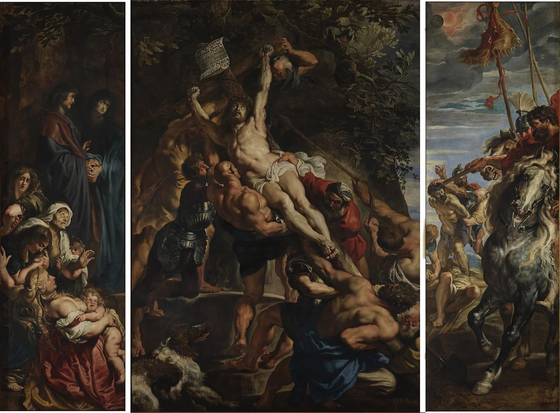 The Elevation of the Cross — Peter Paul Rubens