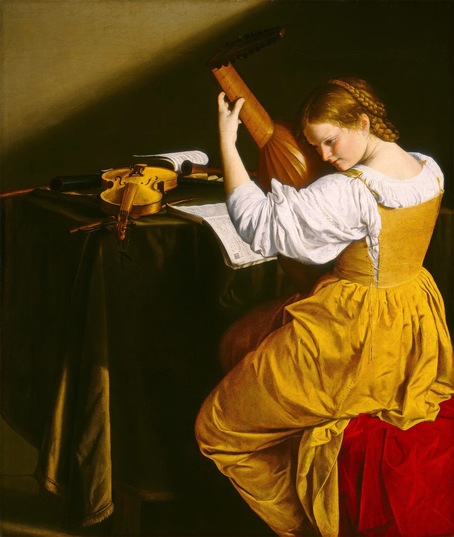 The Lute Player — Orazio Gentileschi