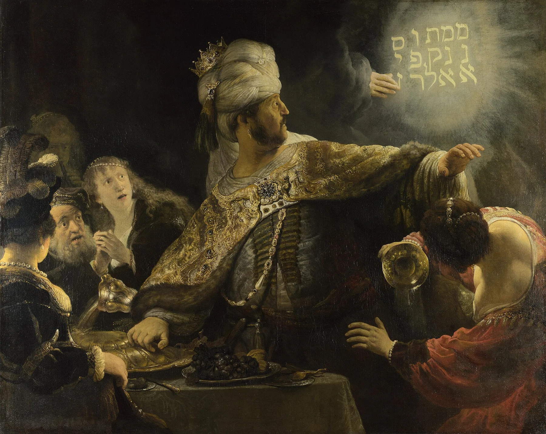 El festín de Baltasar — Rembrandt