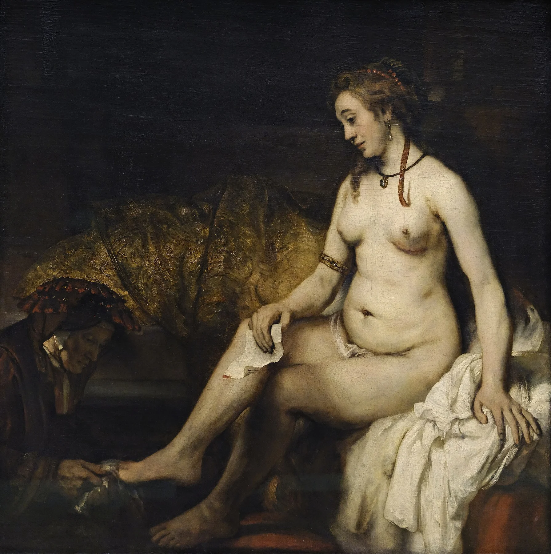 Bathsheba at Her Bath — Rembrandt