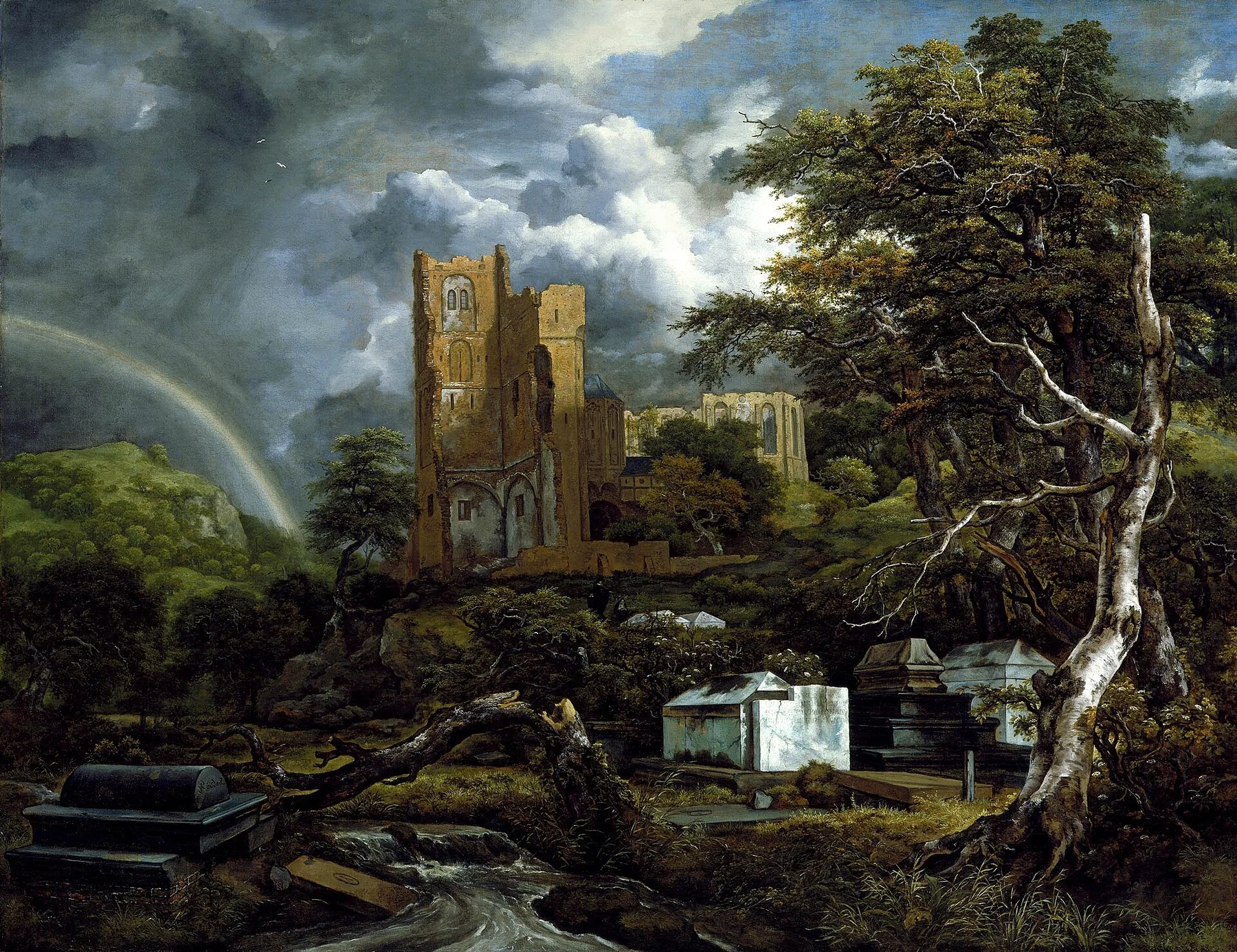 A zsidó temető — Jacob van Ruisdael