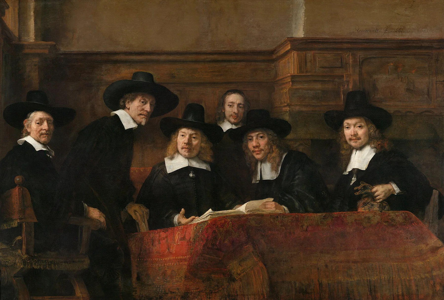 Syndics of the Drapers' Guild — Rembrandt