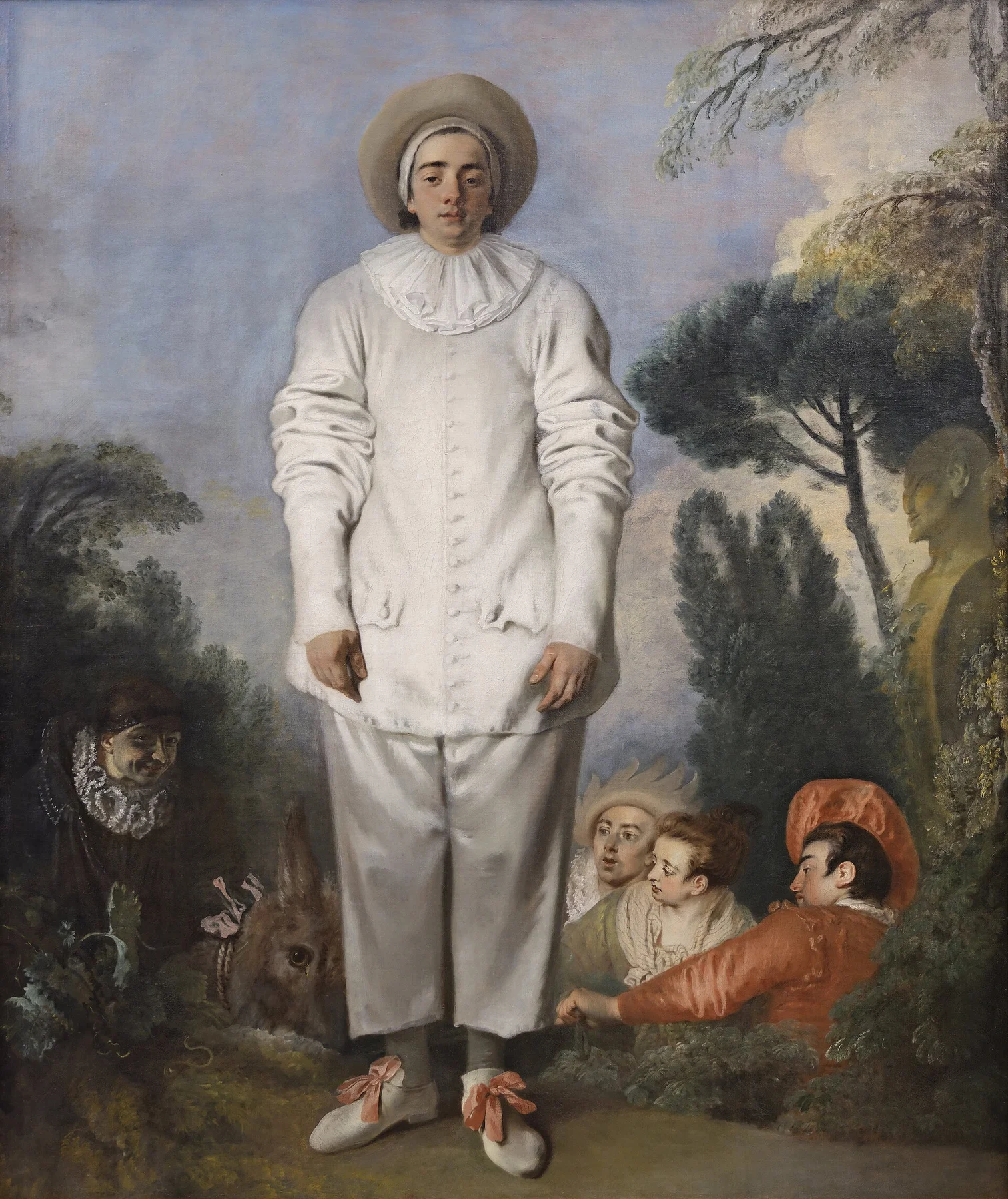 Pierrot (antes llamado Gilles) — Antoine Watteau