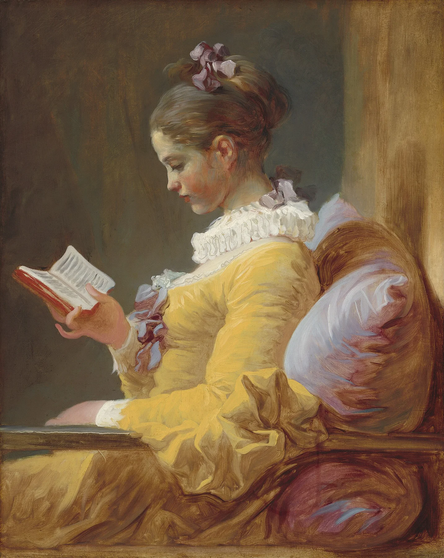 La Liseuse — Jean-Honoré Fragonard