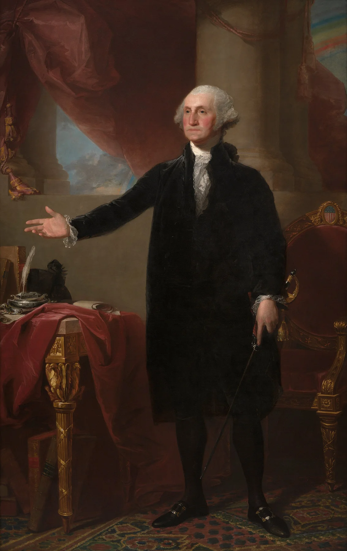 George Washington (Lansdowne Portrait) — Gilbert Stuart