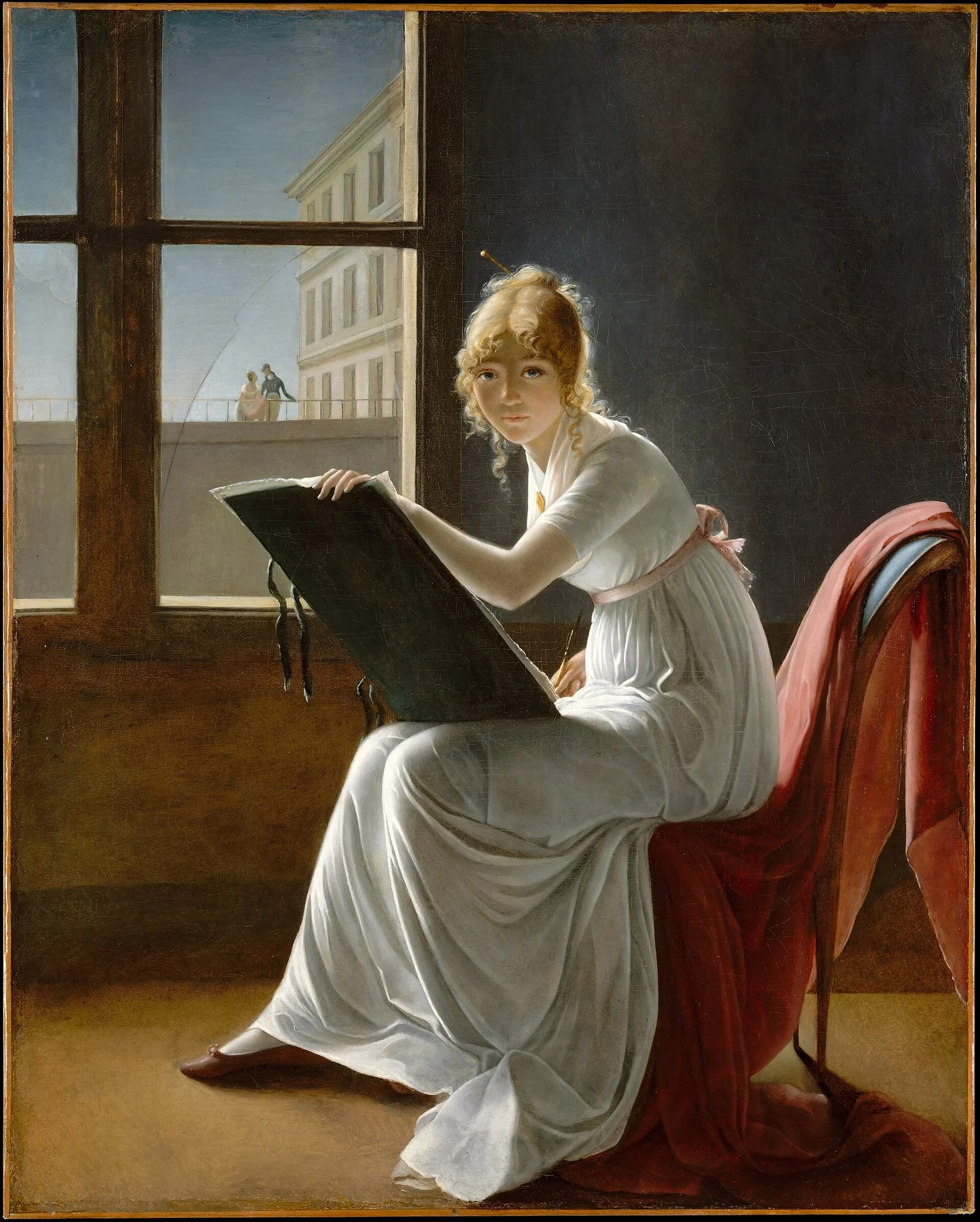 Joven dibujando — Marie-Denise Villers