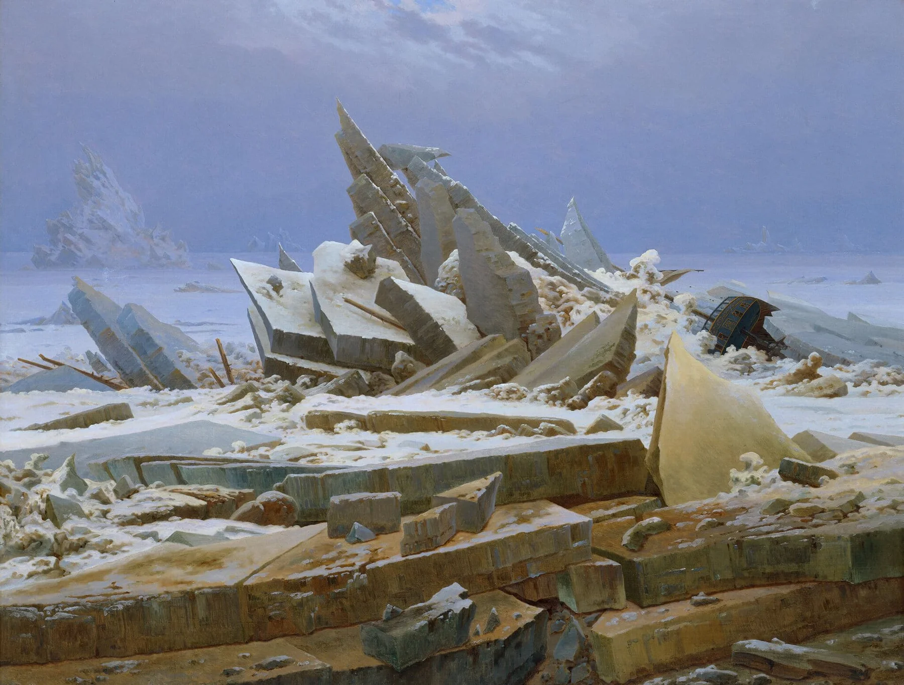 A jégtenger — Caspar David Friedrich